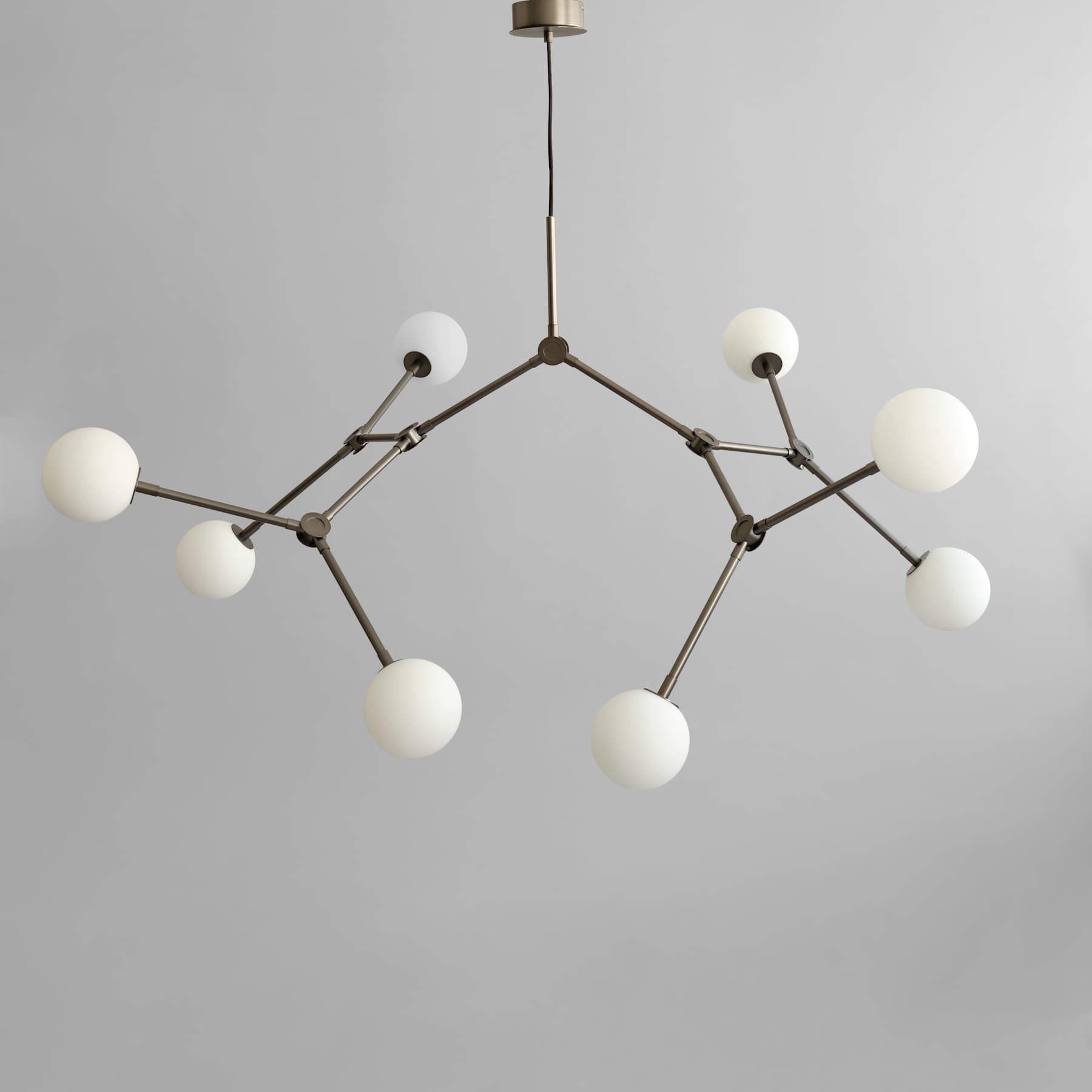 DROP BULP gray pendant lamp