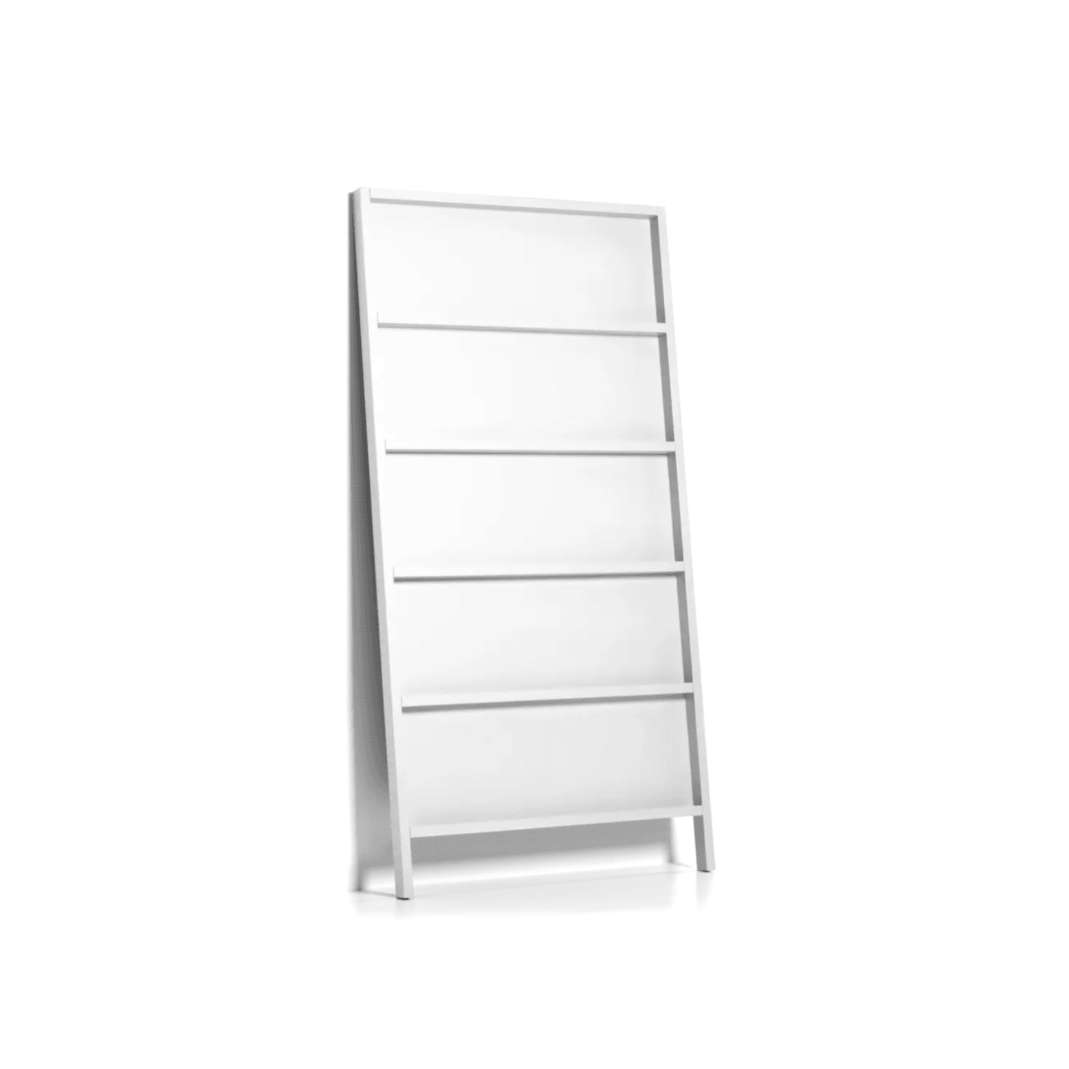 Bookcase OBLIQUE white straw Moooi 210 cm Eye on Design