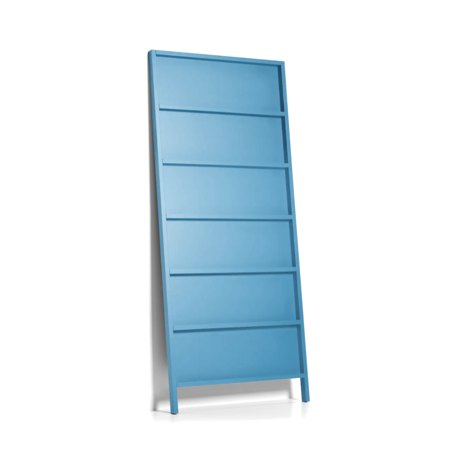 Bookcase OBLIQUE pastel blue Moooi 286 cm Eye on Design