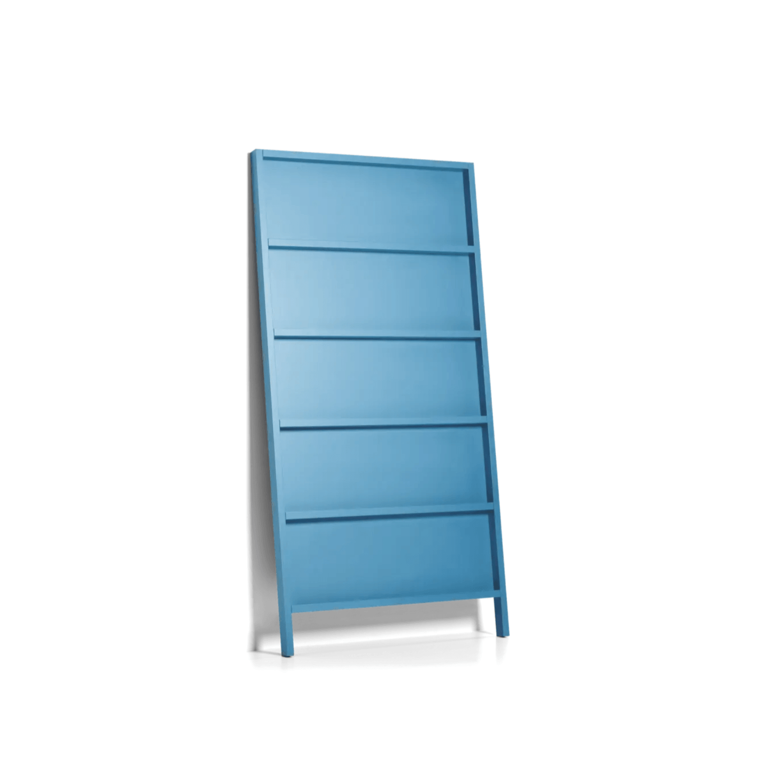 Bookcase OBLIQUE pastel blue Moooi 210 cm Eye on Design