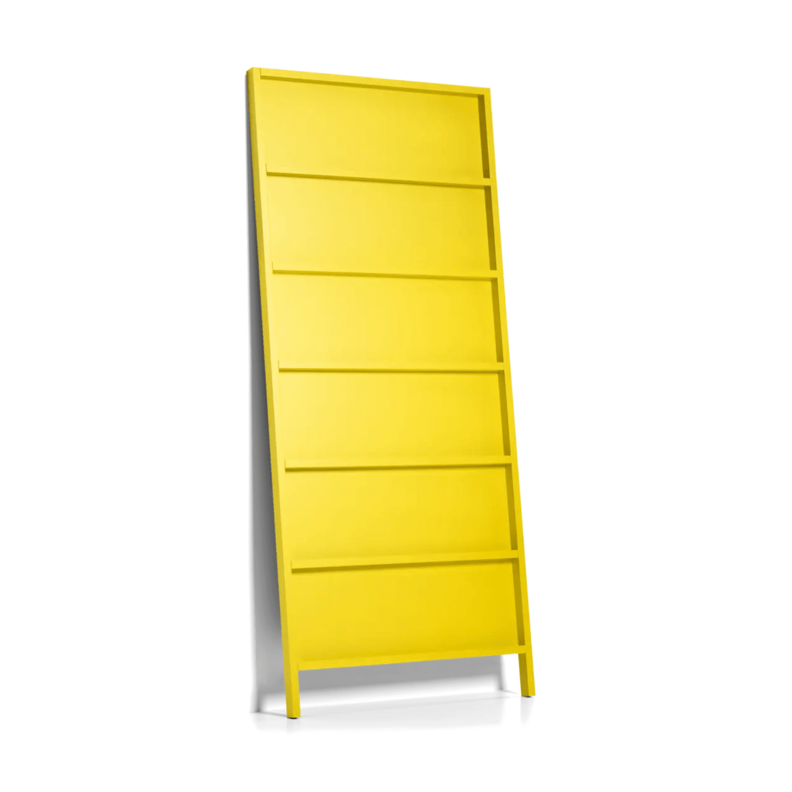 Bookcase OBLIQUE yellow Moooi 286 cm Eye on Design