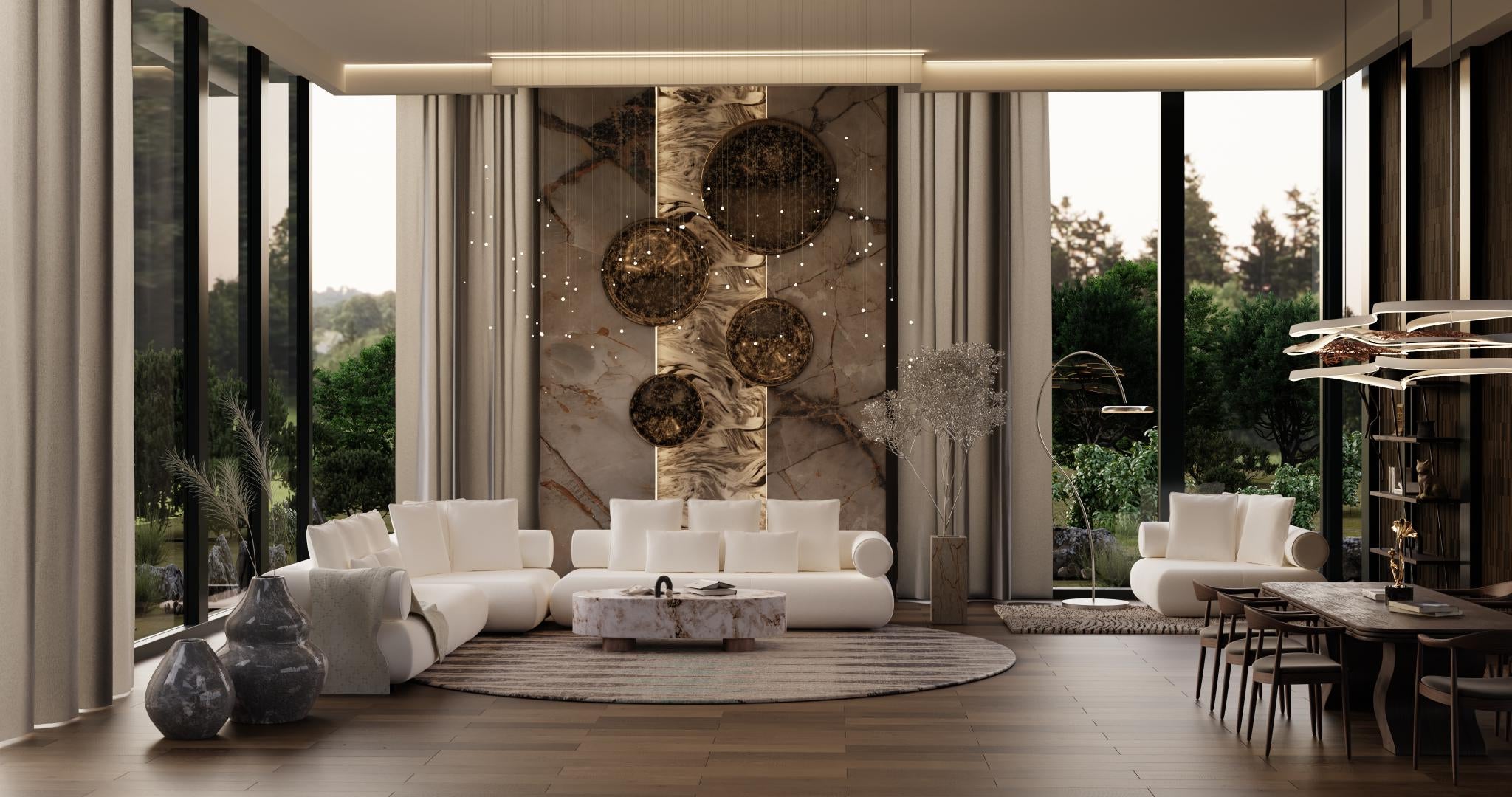 Rechtes modulares Ecksofa CASABLANCA personalisiert