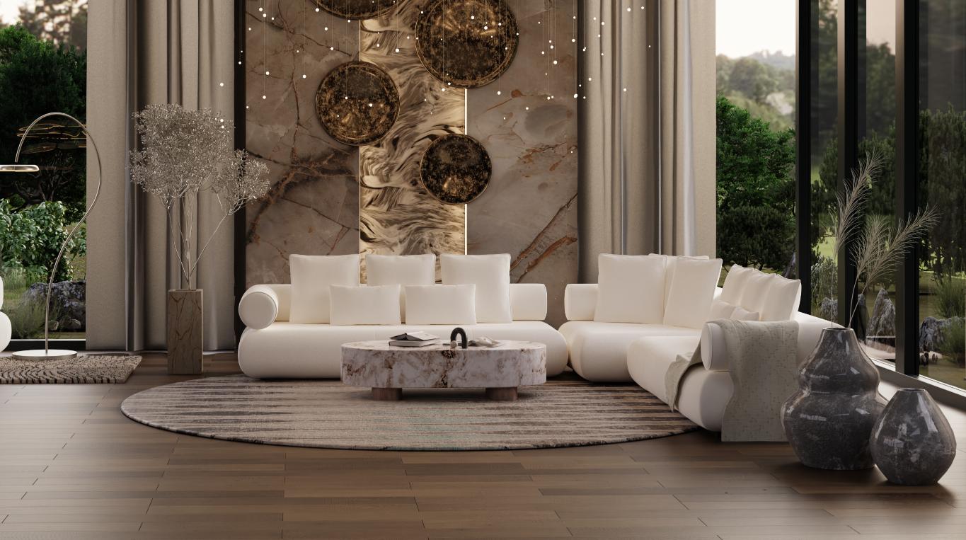 Linkes Ecksofa CASABLANCA personalisiert