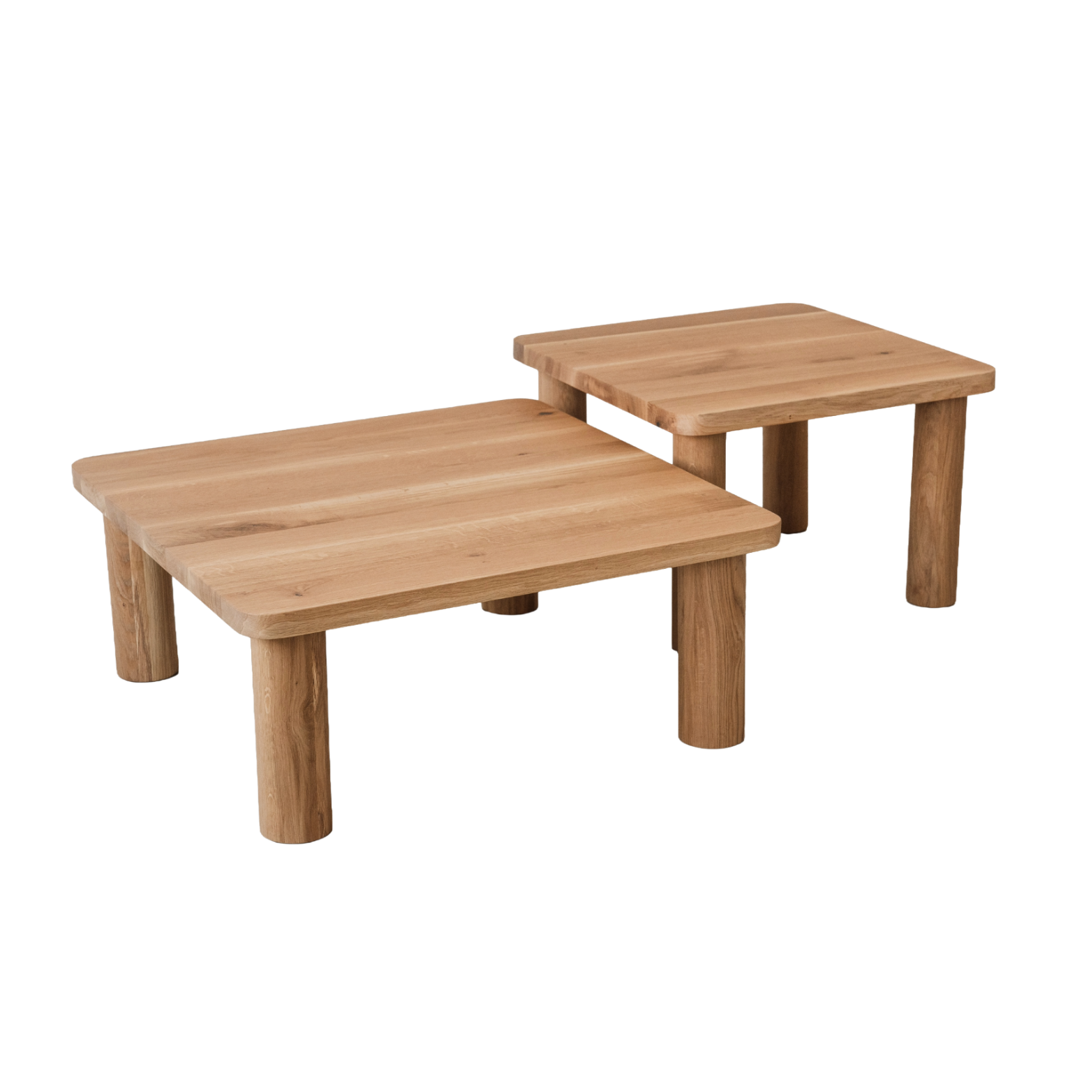 Kaffeetisch-Set ROLLO aus Eichenholz