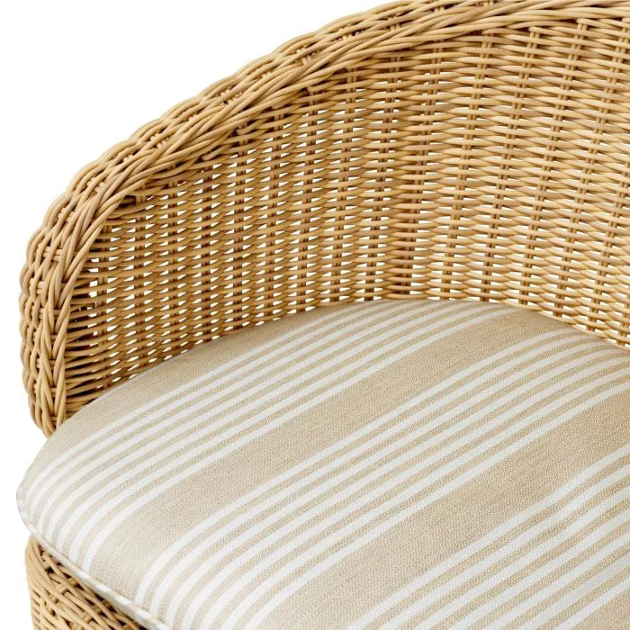 Sessel für den Außenbereich SAN REMO aus Rattan