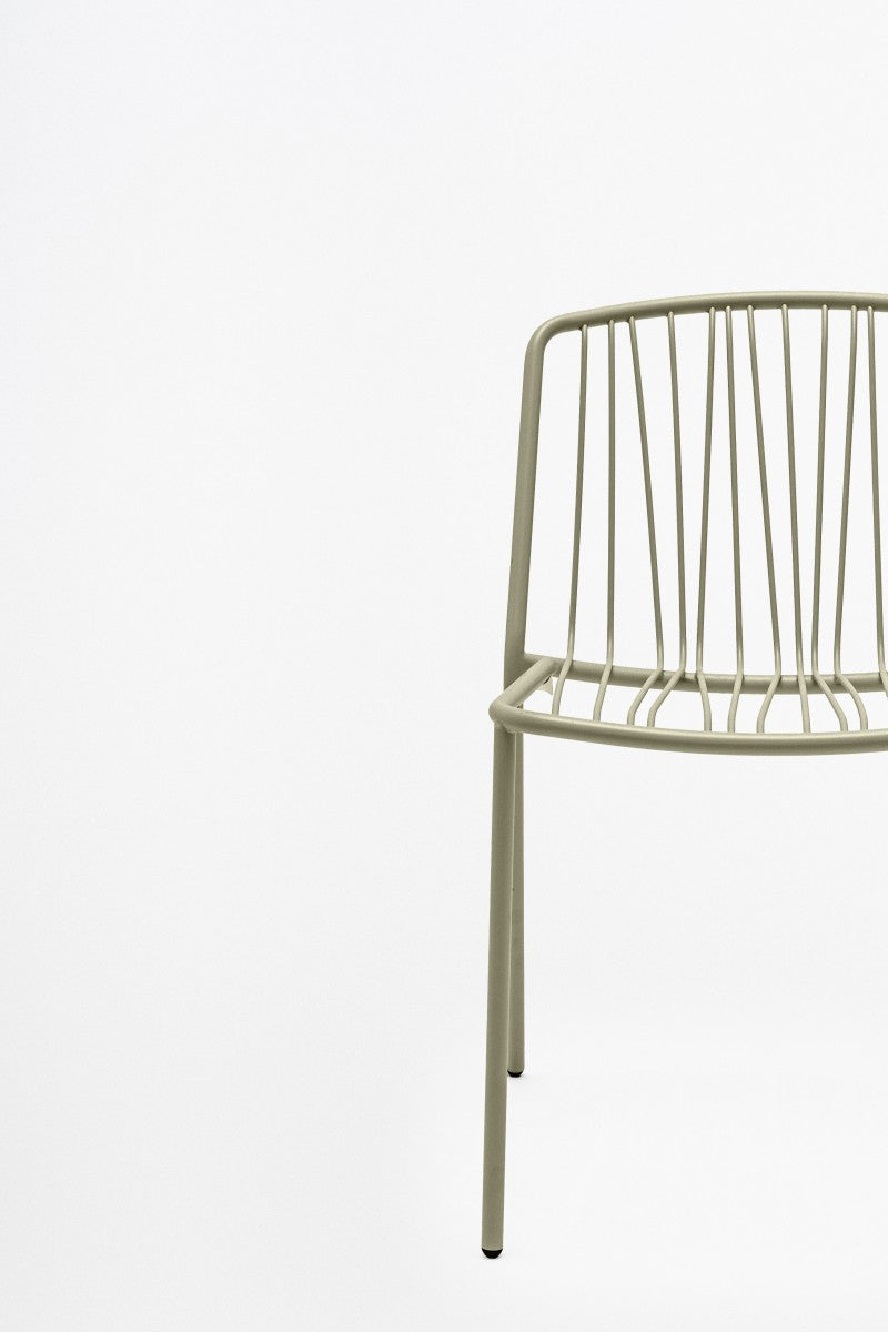 A set of bris chairs galvanized steel