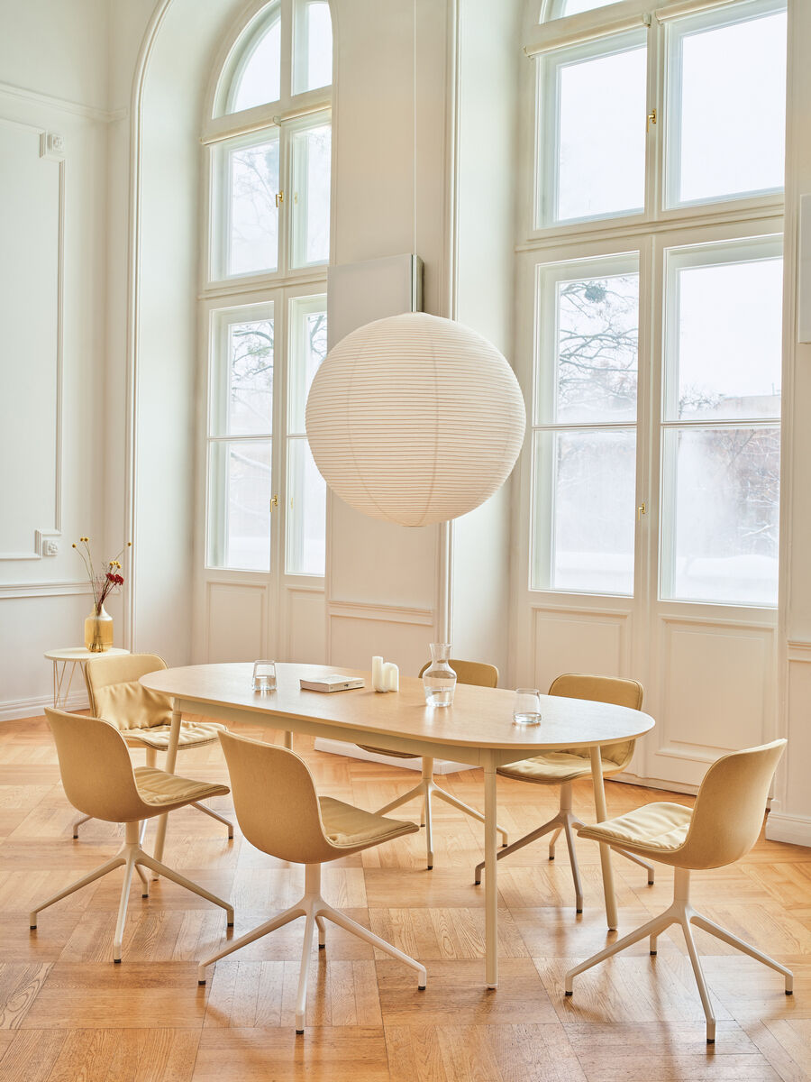 Krzesło obrotowe BALTIC 2 SOFT DUO z aluminiową podstawą z kółkami do twardej powierzchni - kolor do wyboru [Milena] MDD    Eye on Design