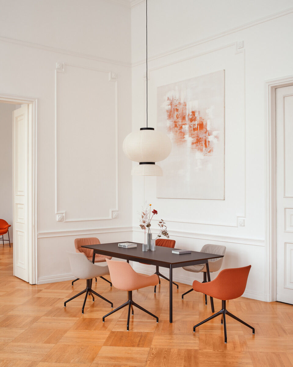 Krzesło obrotowe BALTIC SOFT DUO z aluminiową podstawą - kolor do wyboru [Milena] MDD    Eye on Design