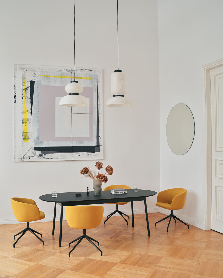 Krzesło obrotowe GRACE aluminiowa podstawa - kolor do wyboru [Milena] MDD    Eye on Design