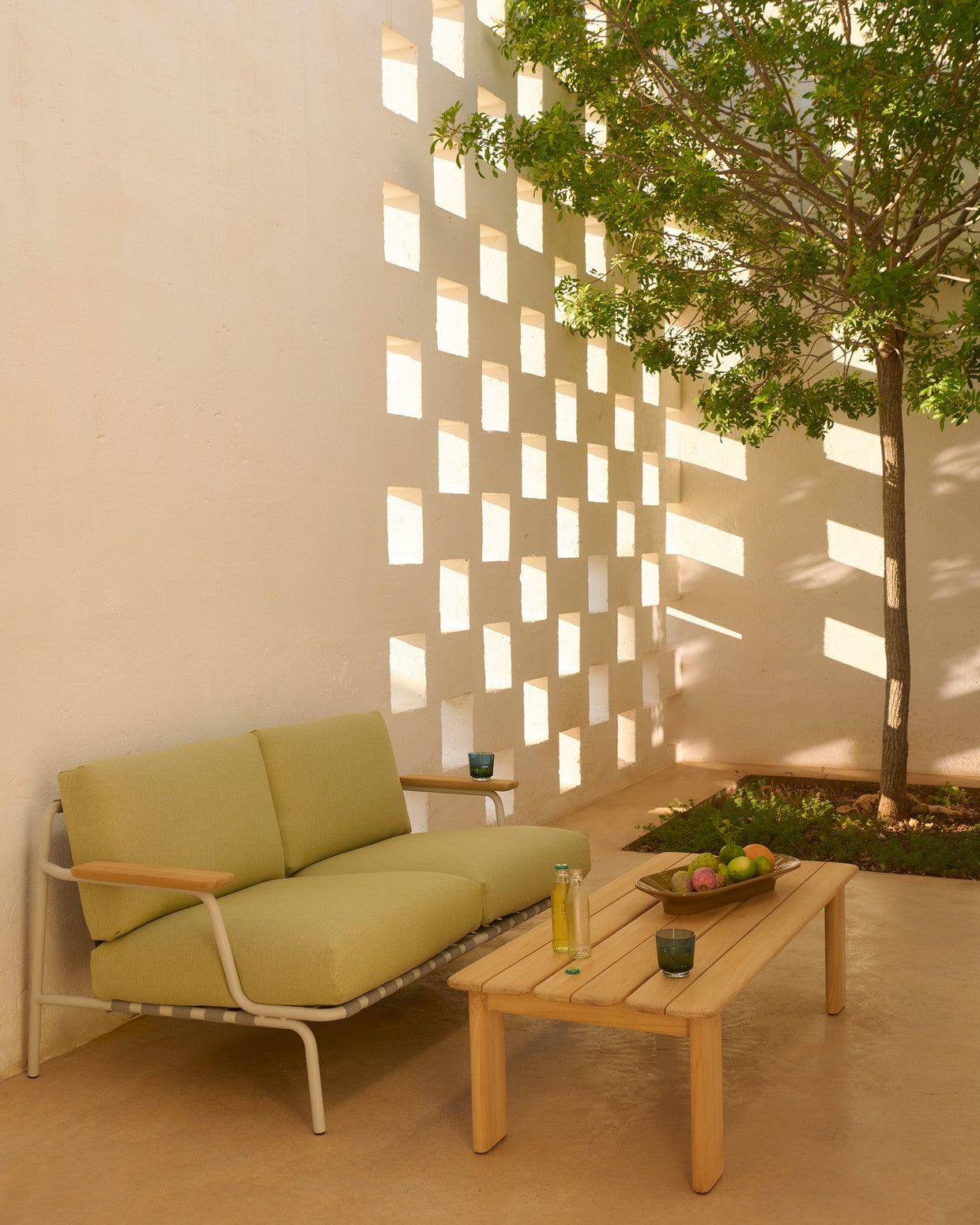 ASSEMBLE Outdoor Coffee Table Teak Wood