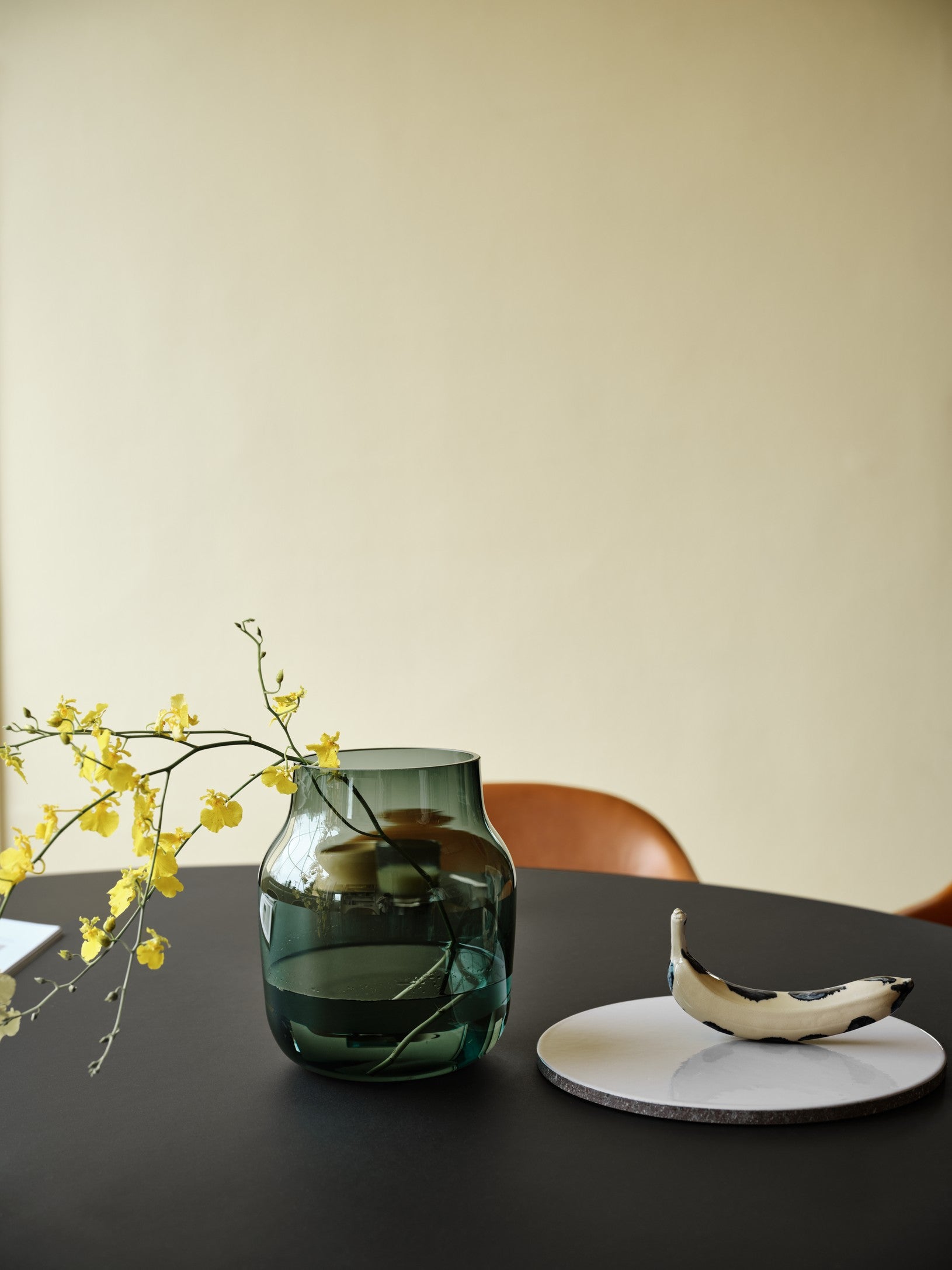 Dark Green SILENT Glass Vase