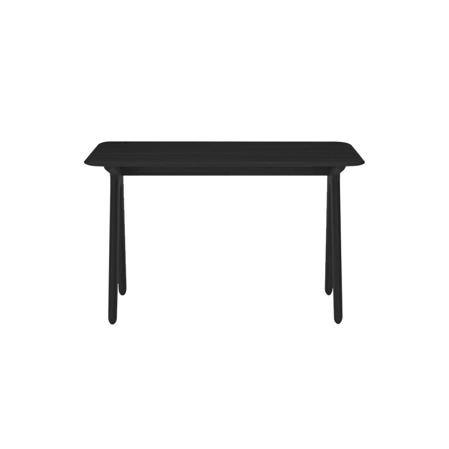 Desk Slab Black Eiche Holz [Julia] [Kürze]