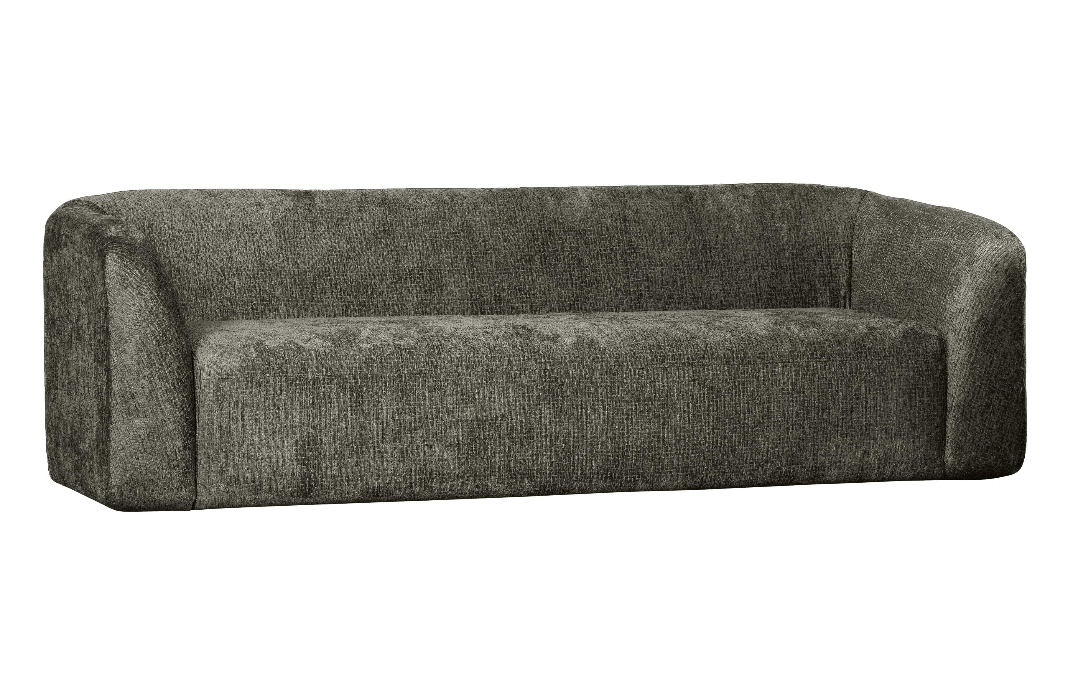 Sofa 3-osobowa aksamitna SLOPING szarozielony Be Pure    Eye on Design