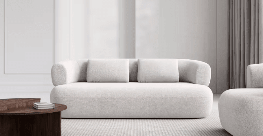 Sofa 3-osobowa ALDRIN ceglany boucle Windsor & Co    Eye on Design