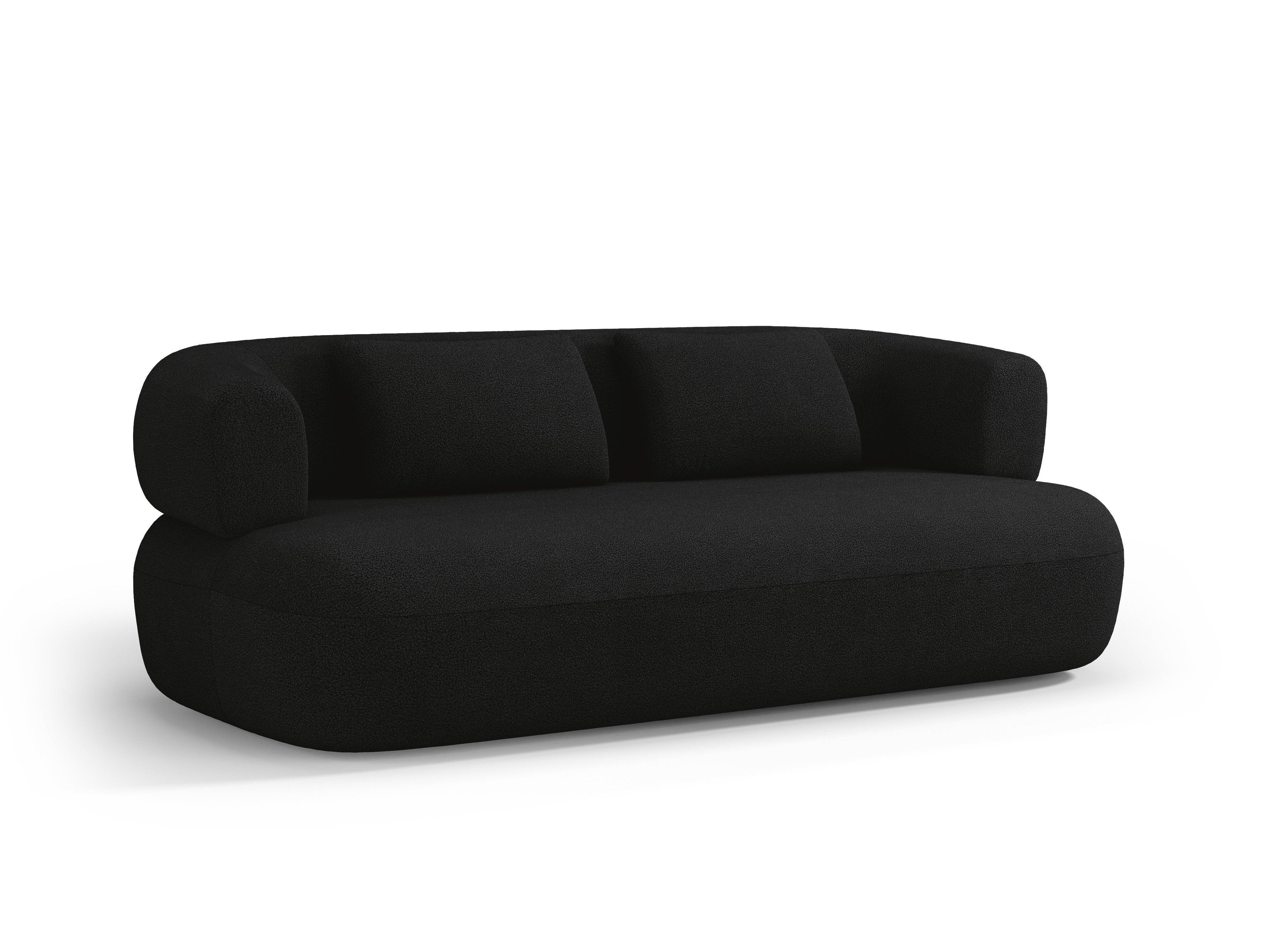 Sofa 3-osobowa ALDRIN czarny boucle Windsor & Co    Eye on Design