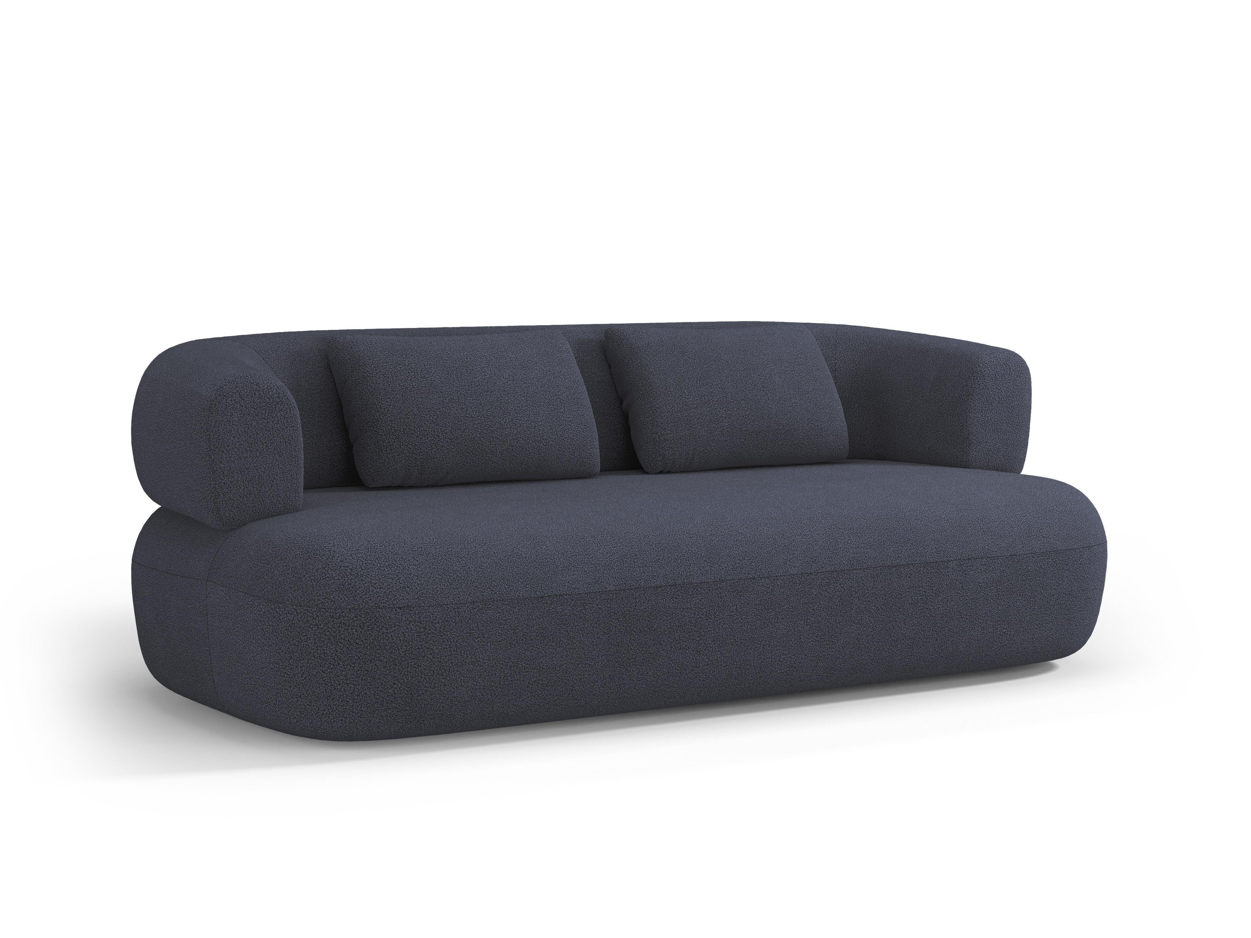 Sofa 3-osobowa ALDRIN granatowy boucle Windsor & Co    Eye on Design