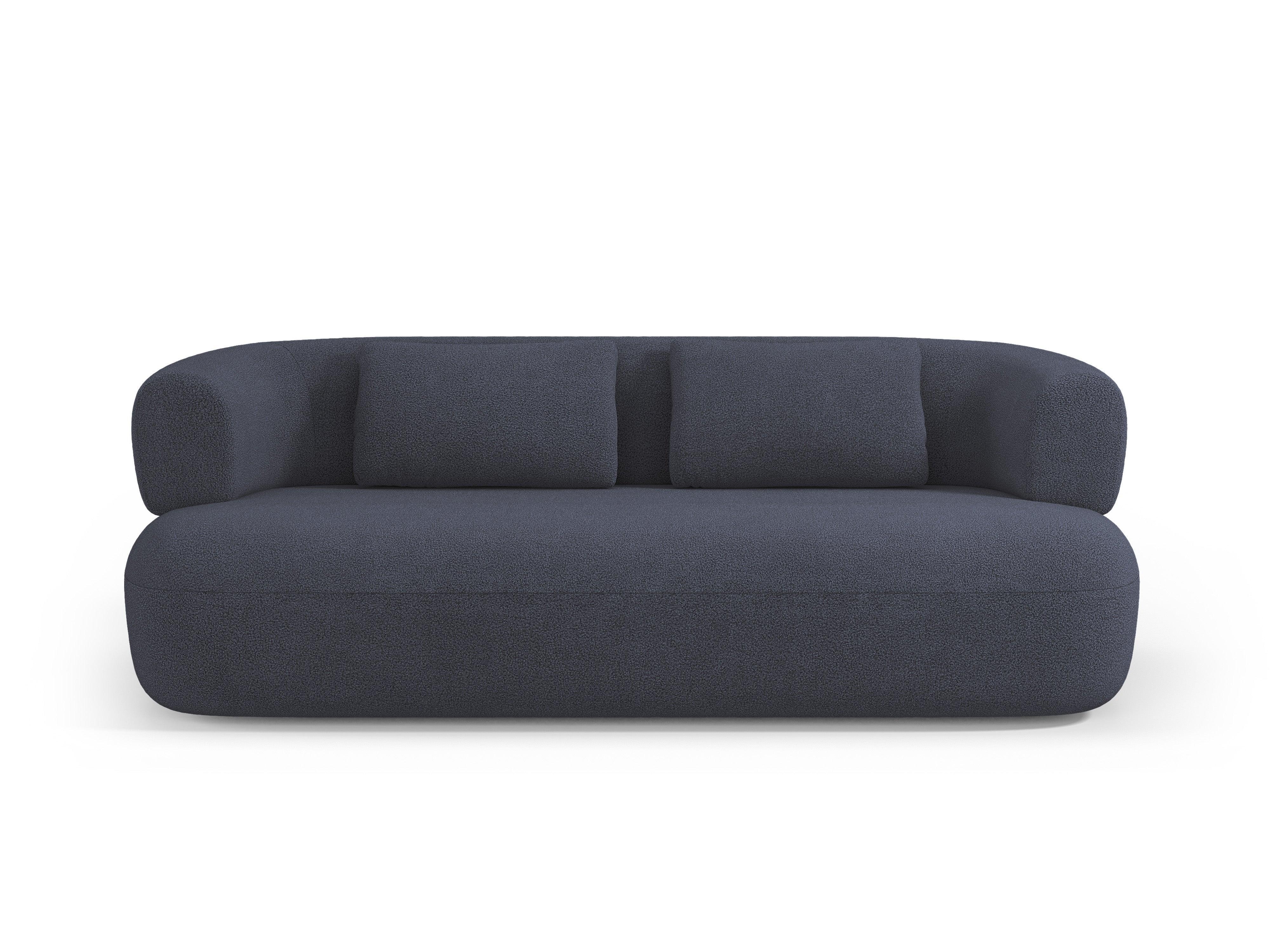 Sofa 3-osobowa ALDRIN granatowy boucle Windsor & Co    Eye on Design