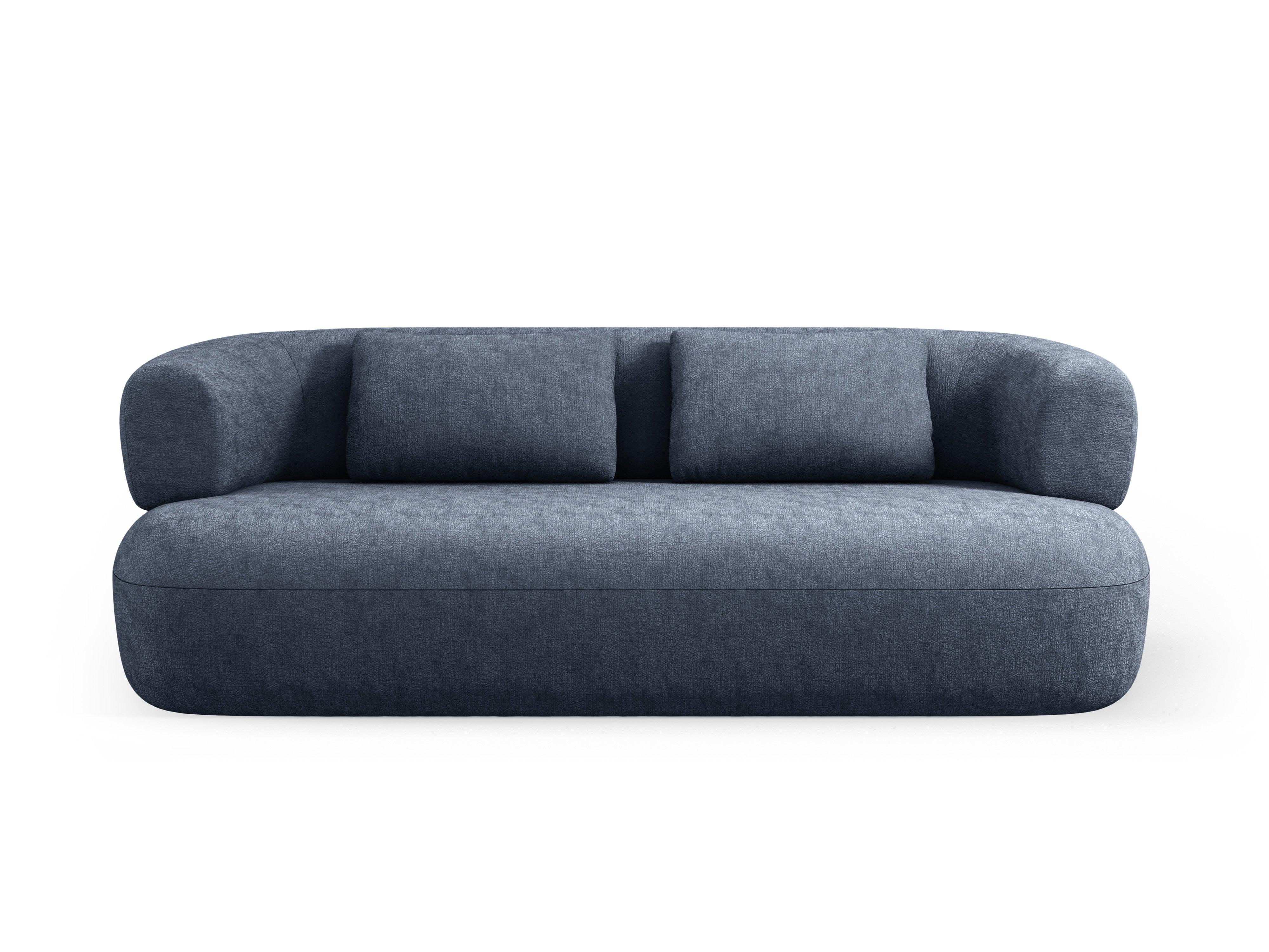 Sofa 3-osobowa ALDRIN granatowy szenil Windsor & Co    Eye on Design