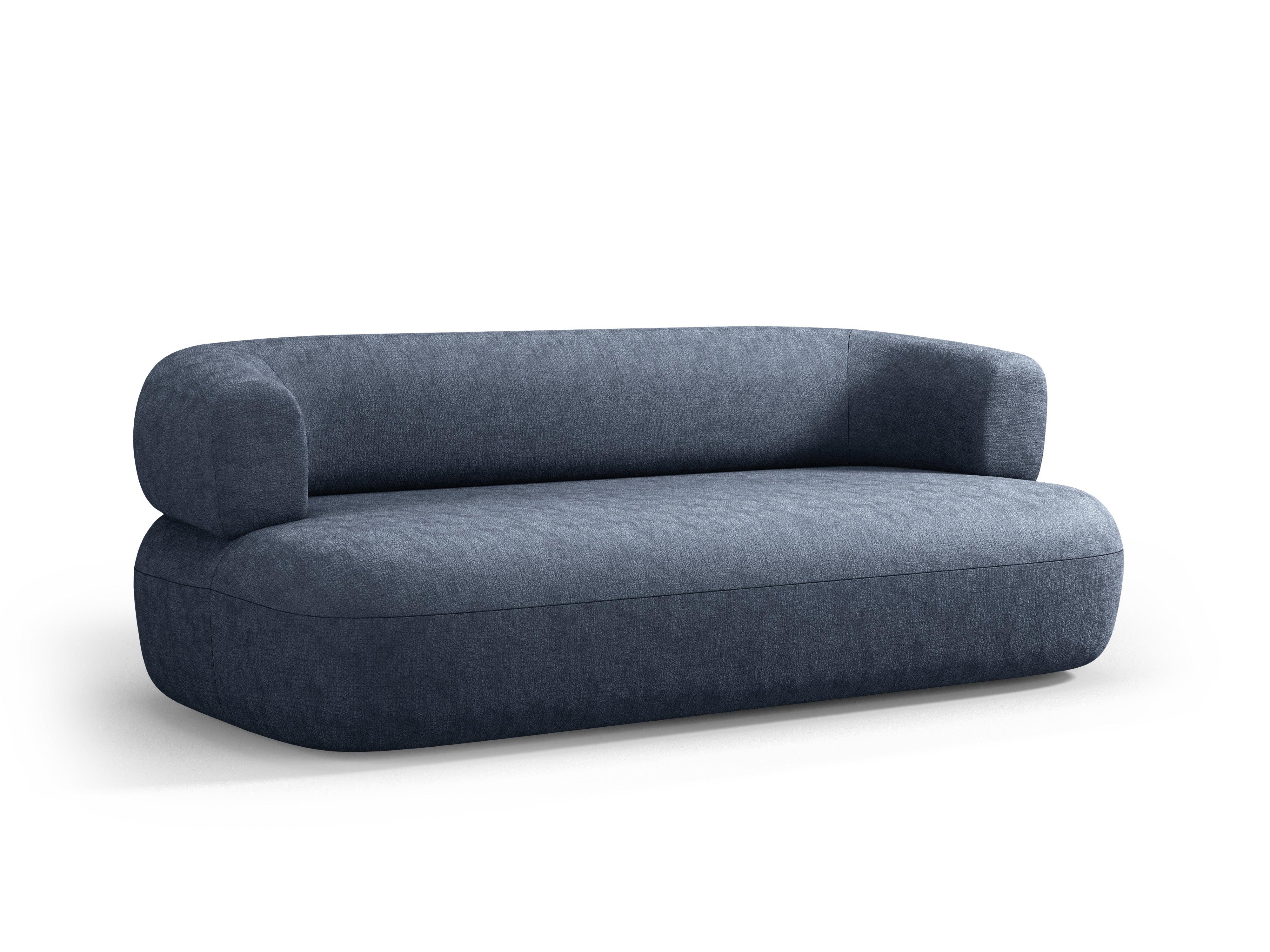 Sofa 3-osobowa ALDRIN granatowy szenil Windsor & Co    Eye on Design