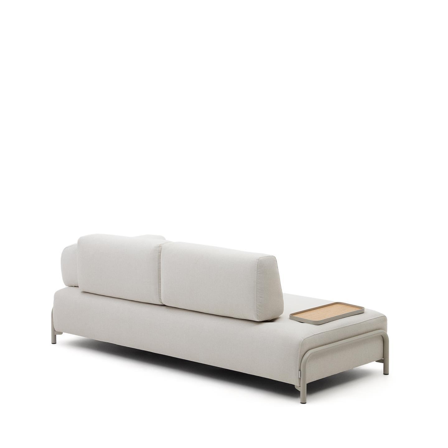 Sofa 3-osobowa COMPO beżowy szenil La Forma    Eye on Design