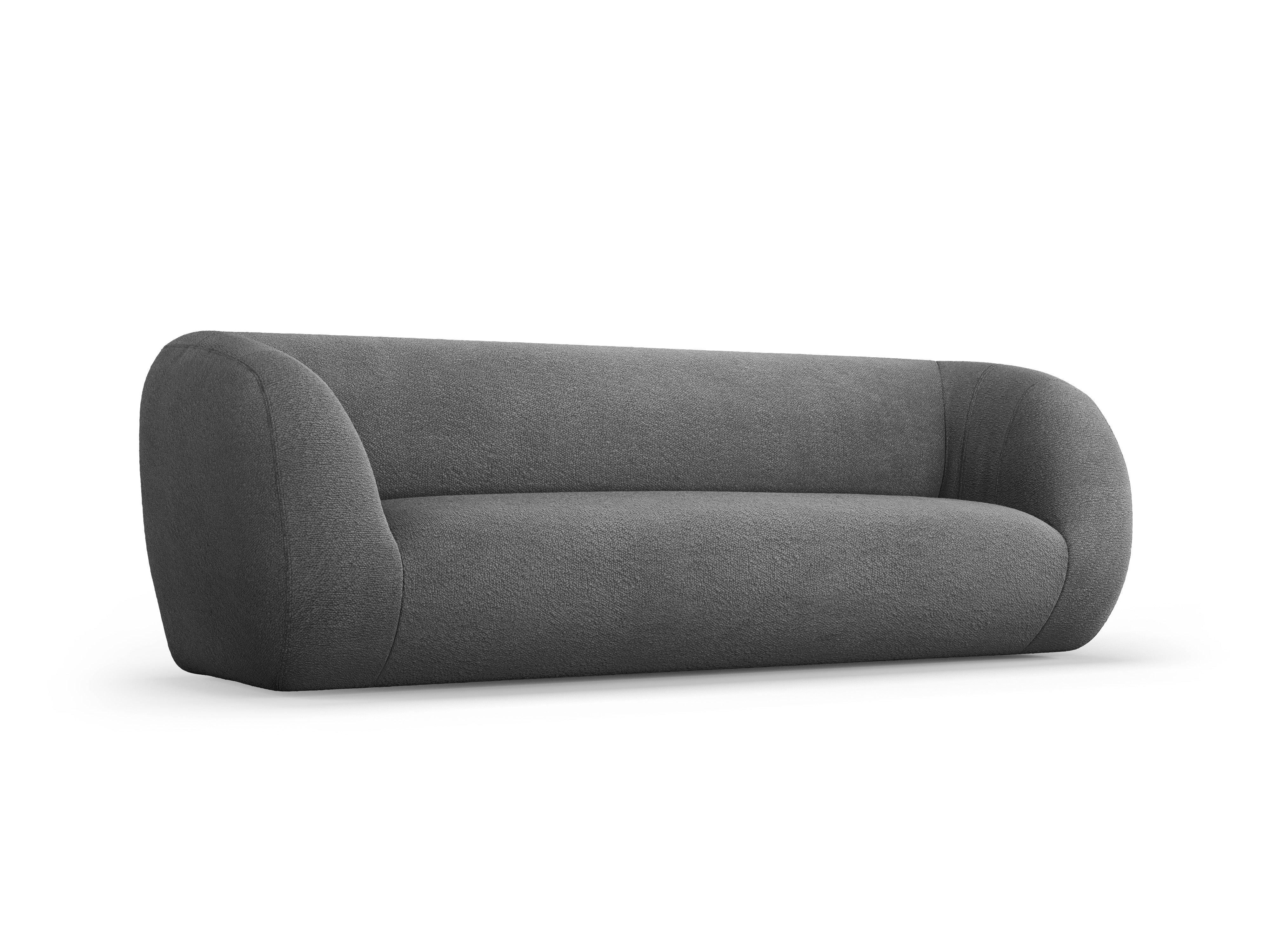 Sofa 3-osobowa ESSEN ciemnoszary boucle Cosmopolitan Design    Eye on Design