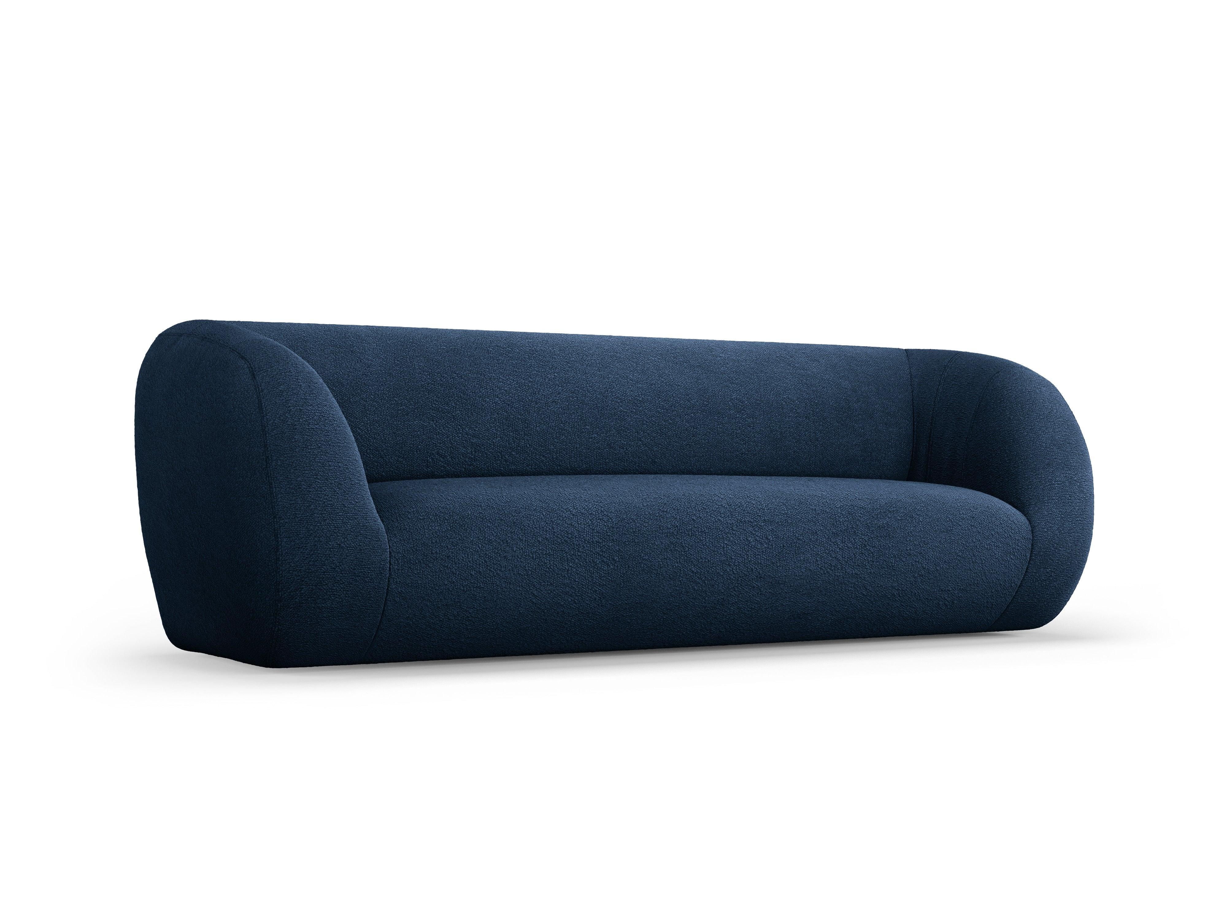 Sofa 3-osobowa ESSEN granatowy boucle Cosmopolitan Design    Eye on Design