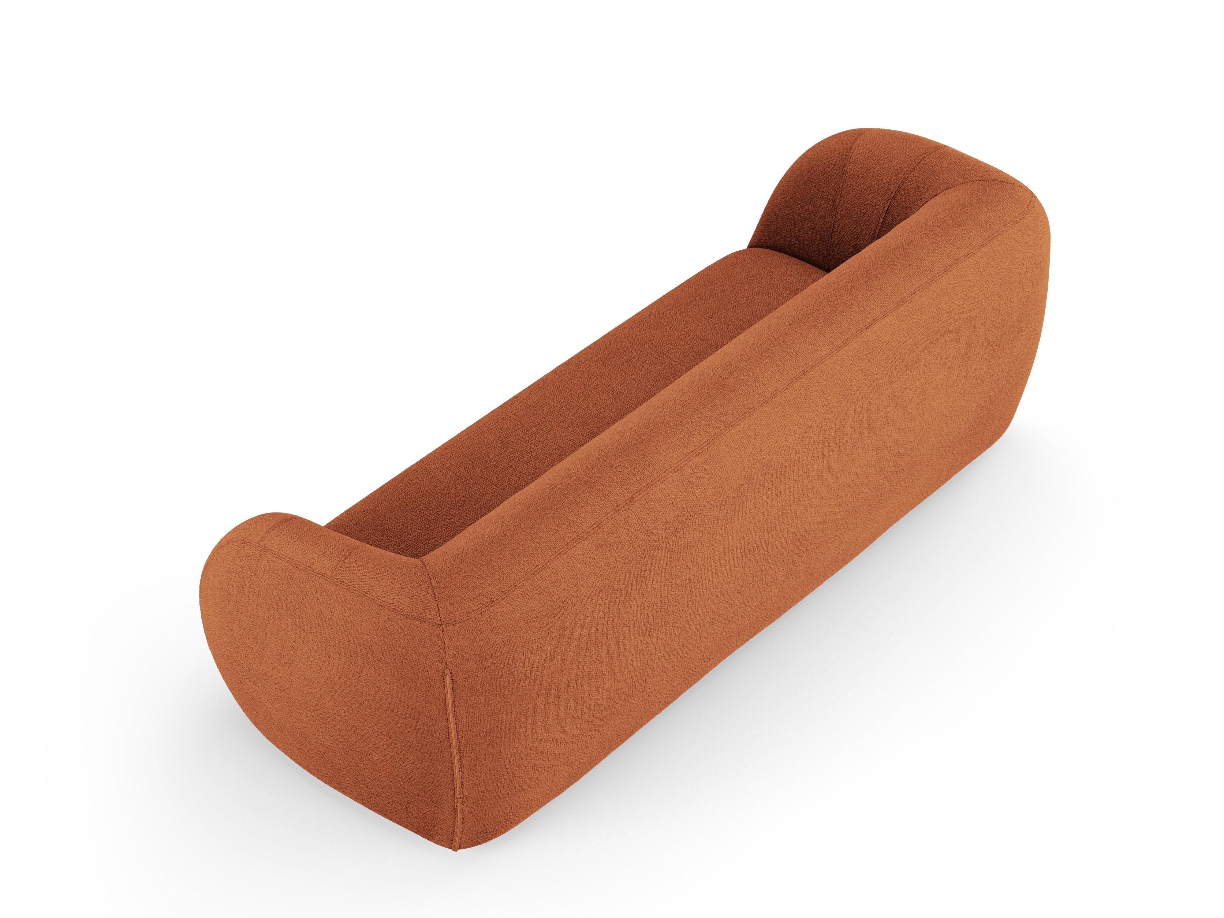 Sofa 3-osobowa ESSEN terracotta boucle Cosmopolitan Design    Eye on Design