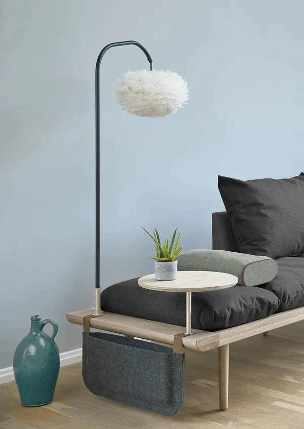 Sofa 3-osobowa LOUNGE AROUND baby blue z dębem UMAGE Tak Tak  Eye on Design