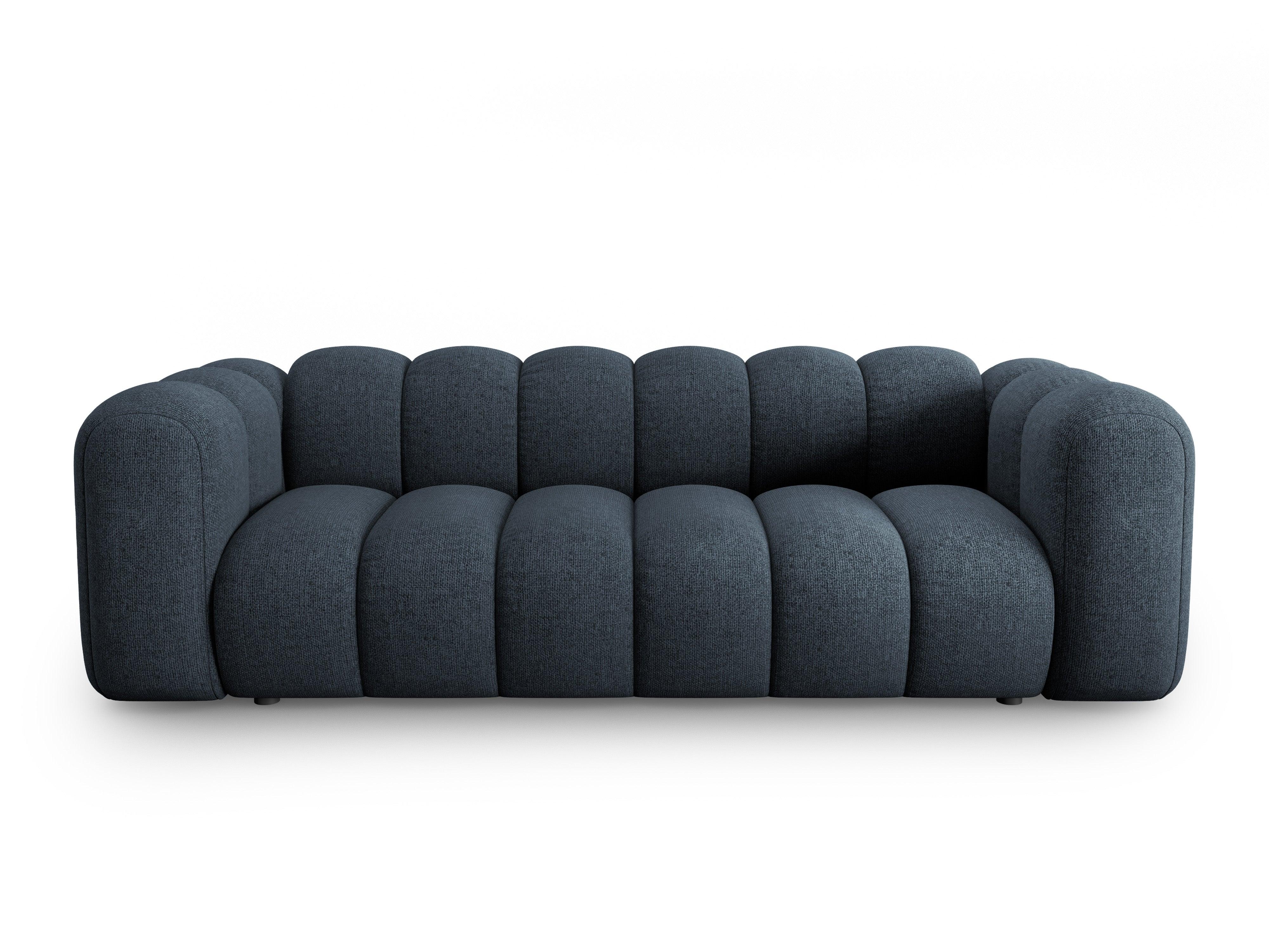 Sofa 3-osobowa SKYLER granatowy szenil Interieurs 86    Eye on Design