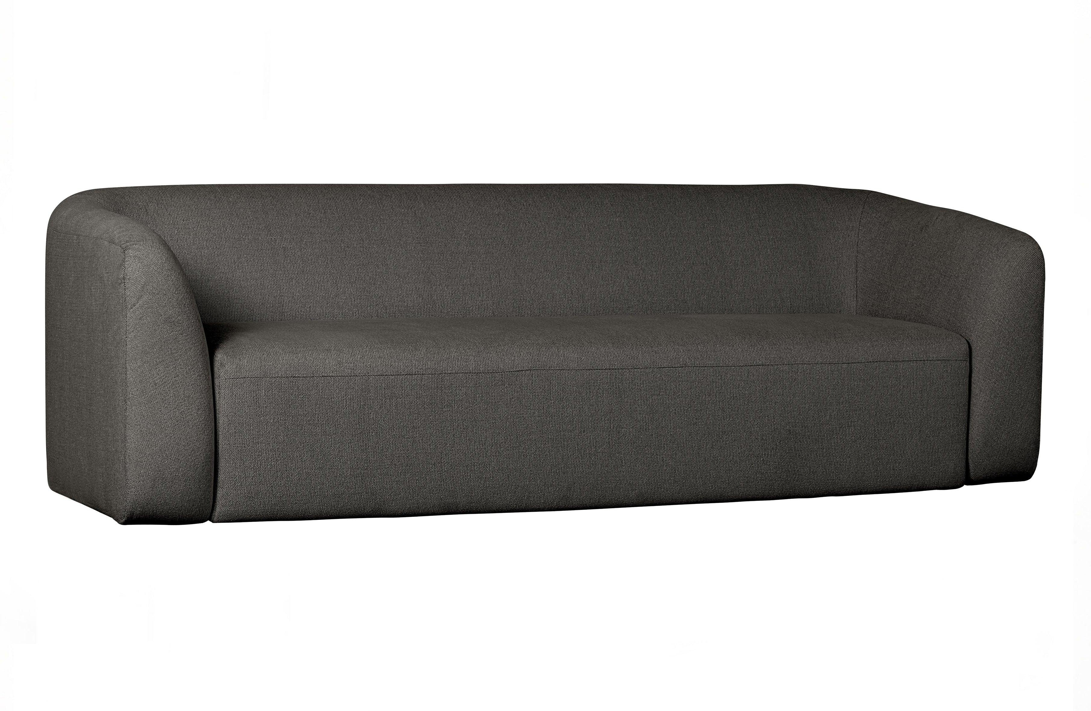 Sofa 3-osobowa SLOPING melanż czarny Be Pure    Eye on Design