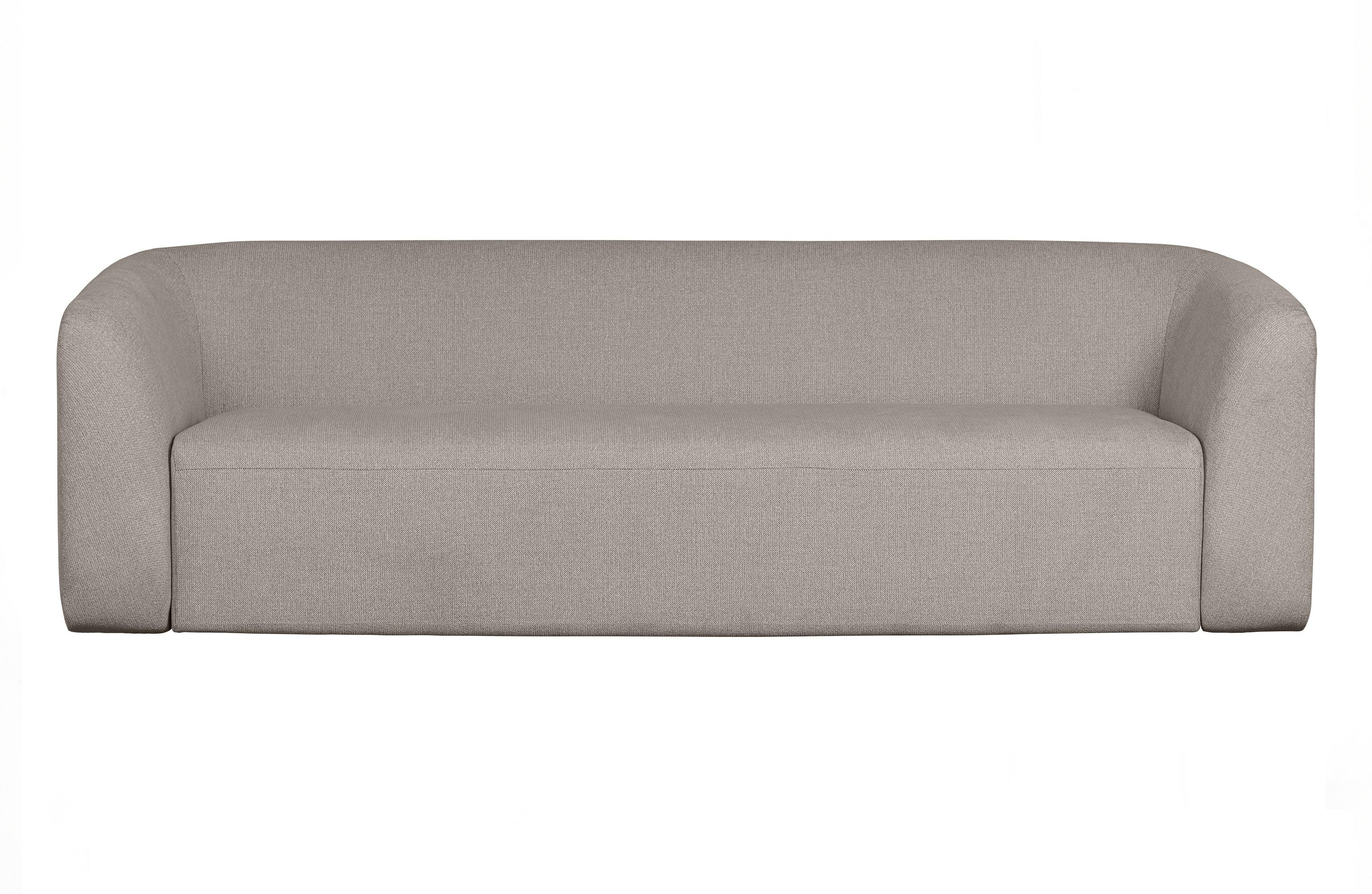 Sofa 3-osobowa SLOPING melanż jasnoszary Be Pure    Eye on Design