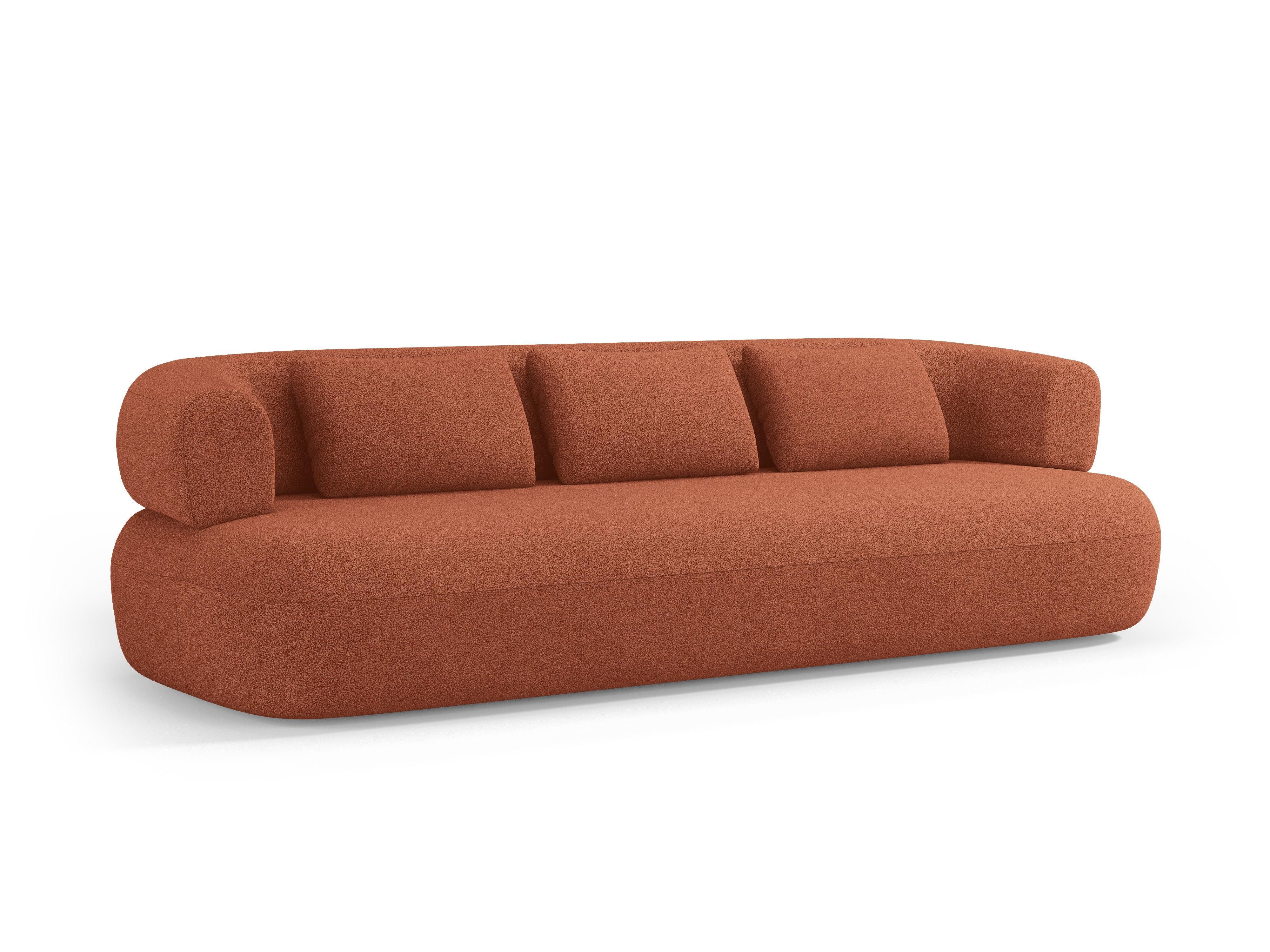 Sofa 4-osobowa ALDRIN ceglany boucle Windsor & Co    Eye on Design