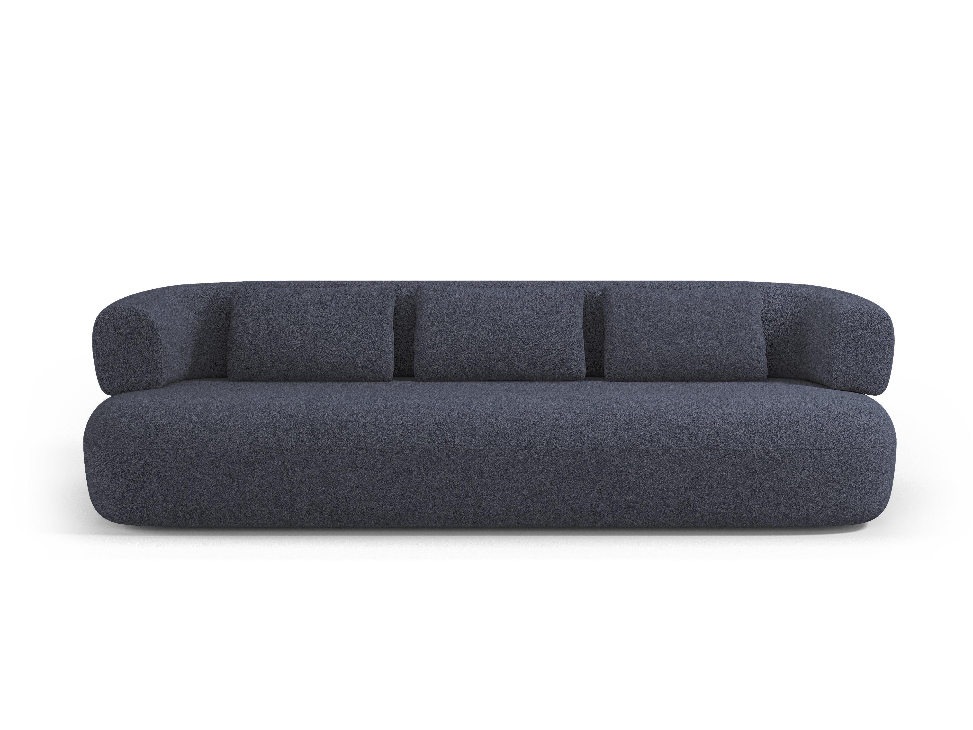 Sofa 4-osobowa ALDRIN granatowy boucle Windsor & Co    Eye on Design