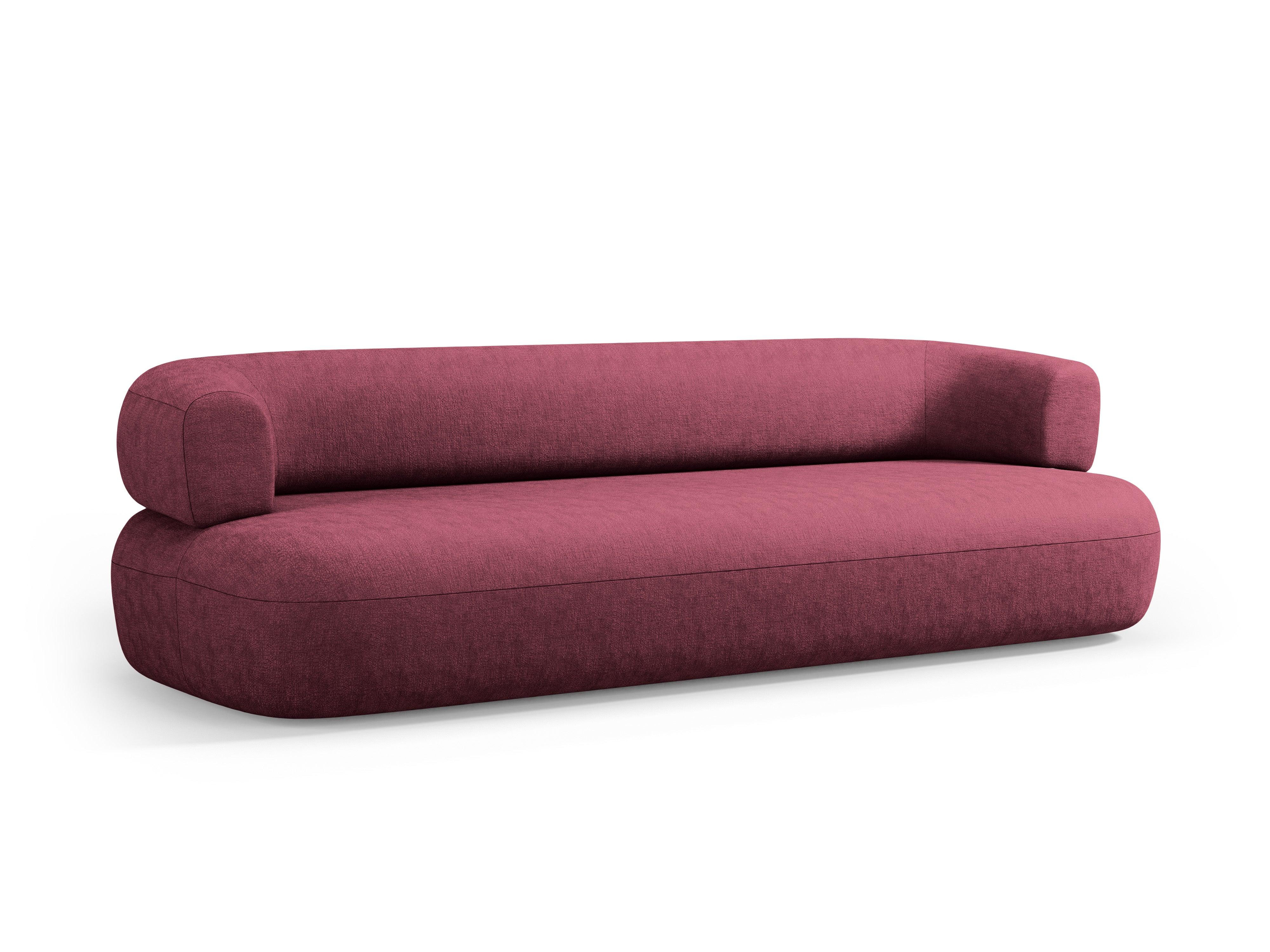 Sofa 4-osobowa ALDRIN karmazynowy szenil Windsor & Co    Eye on Design