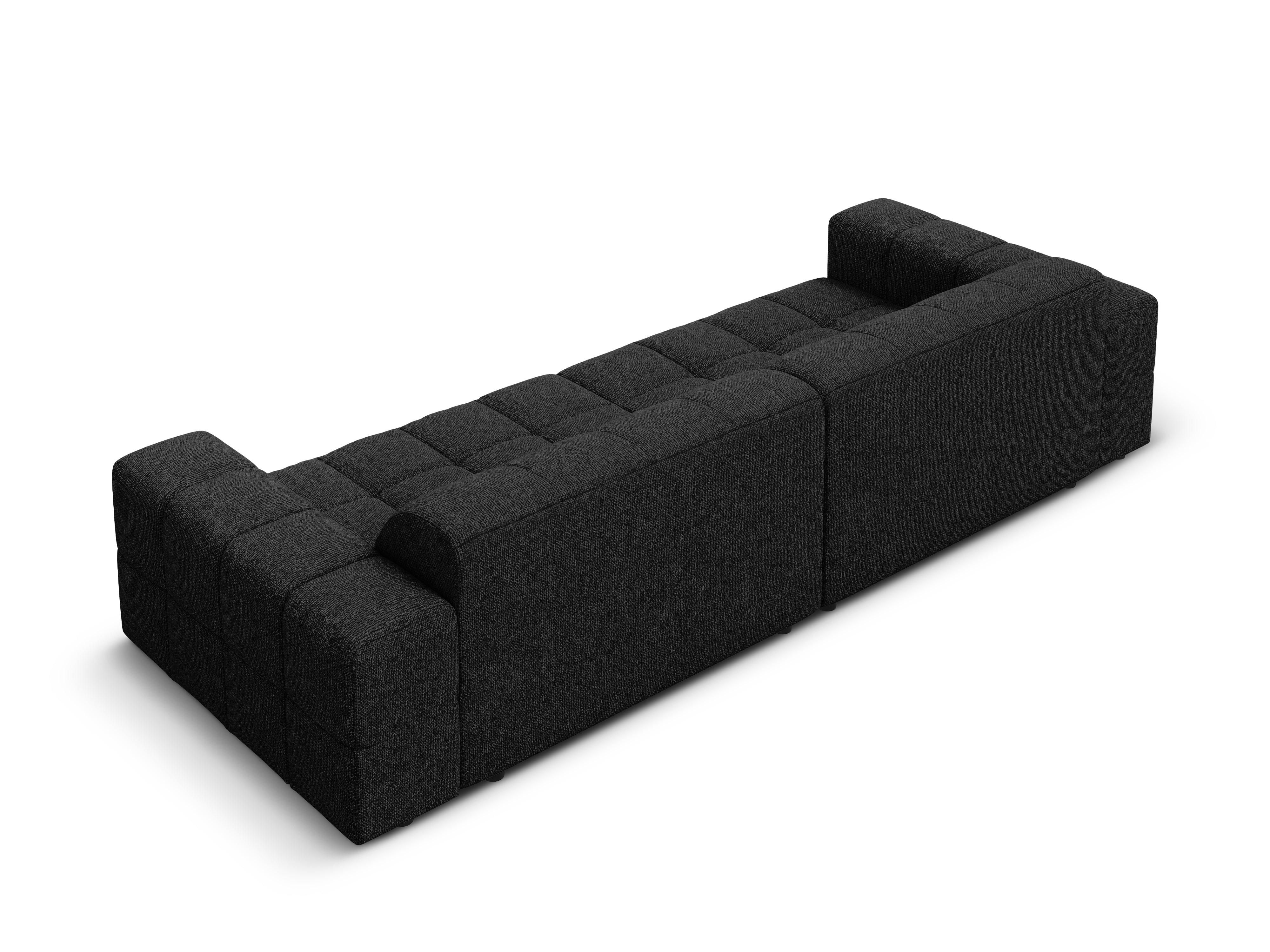 Sofa 4-osobowa CHICAGO czarny szenil Cosmopolitan Design    Eye on Design