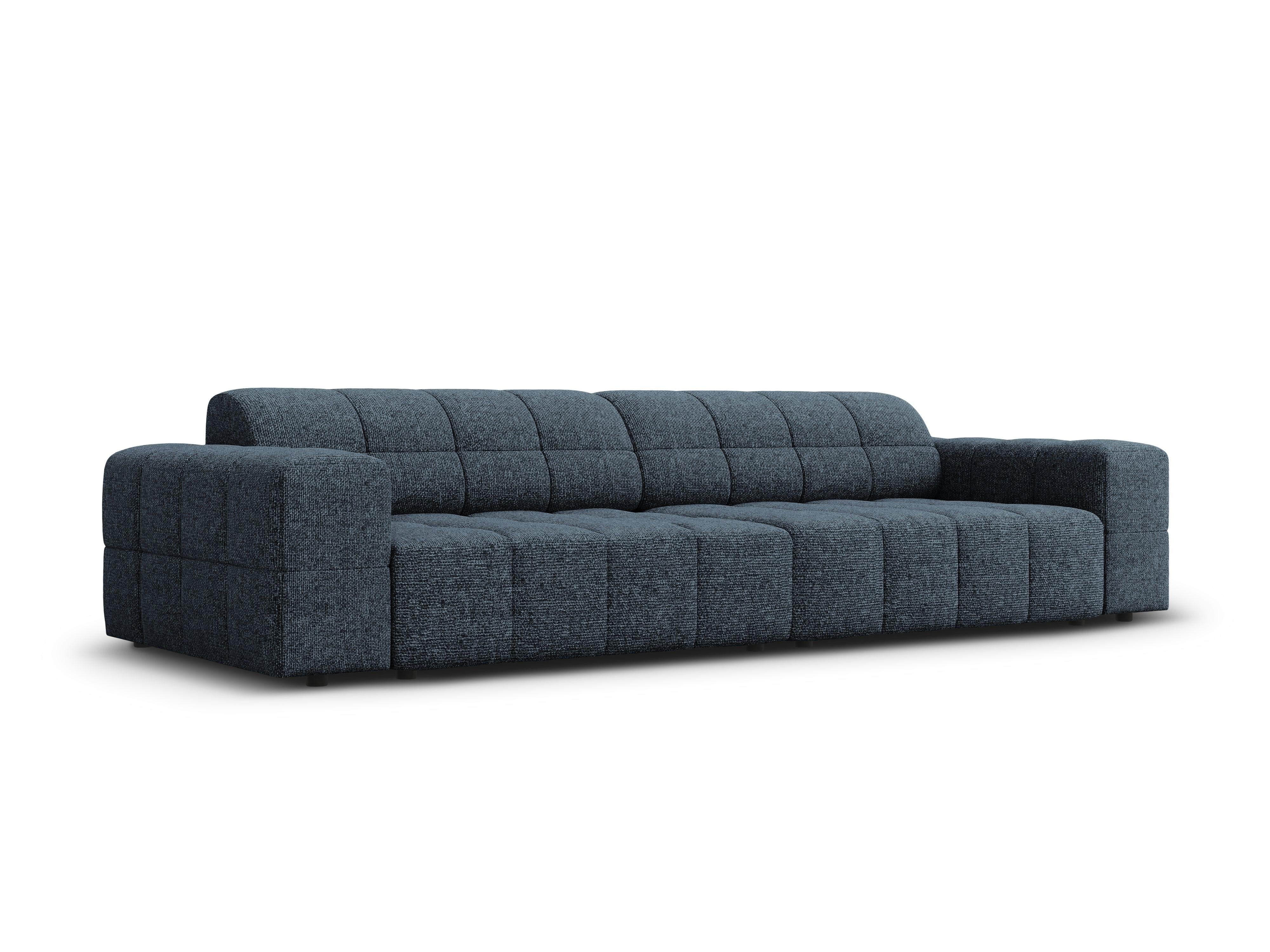 Sofa 4-osobowa CHICAGO niebieski szenil Cosmopolitan Design    Eye on Design