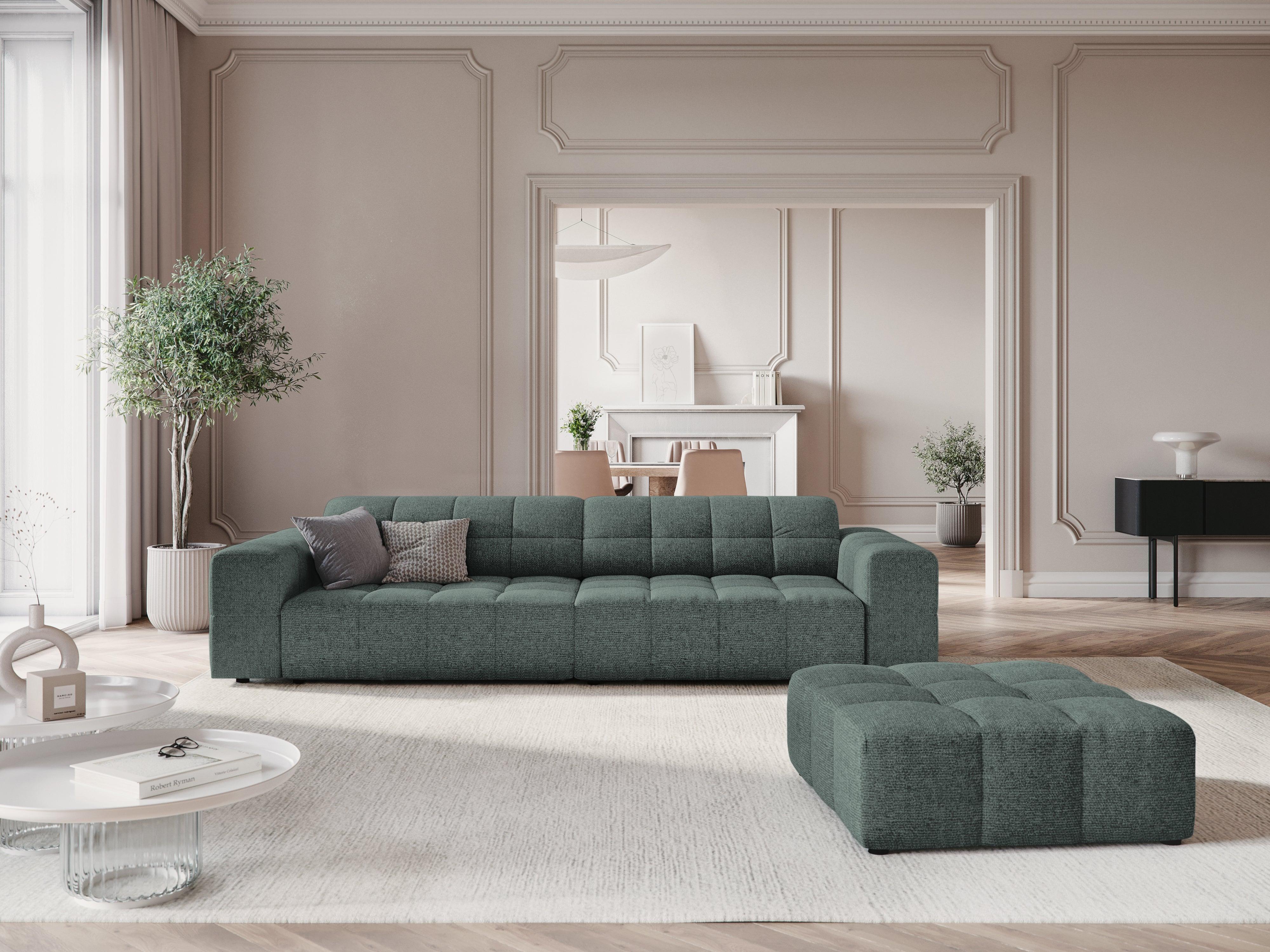 Sofa 4-osobowa CHICAGO petrol szenil Cosmopolitan Design    Eye on Design