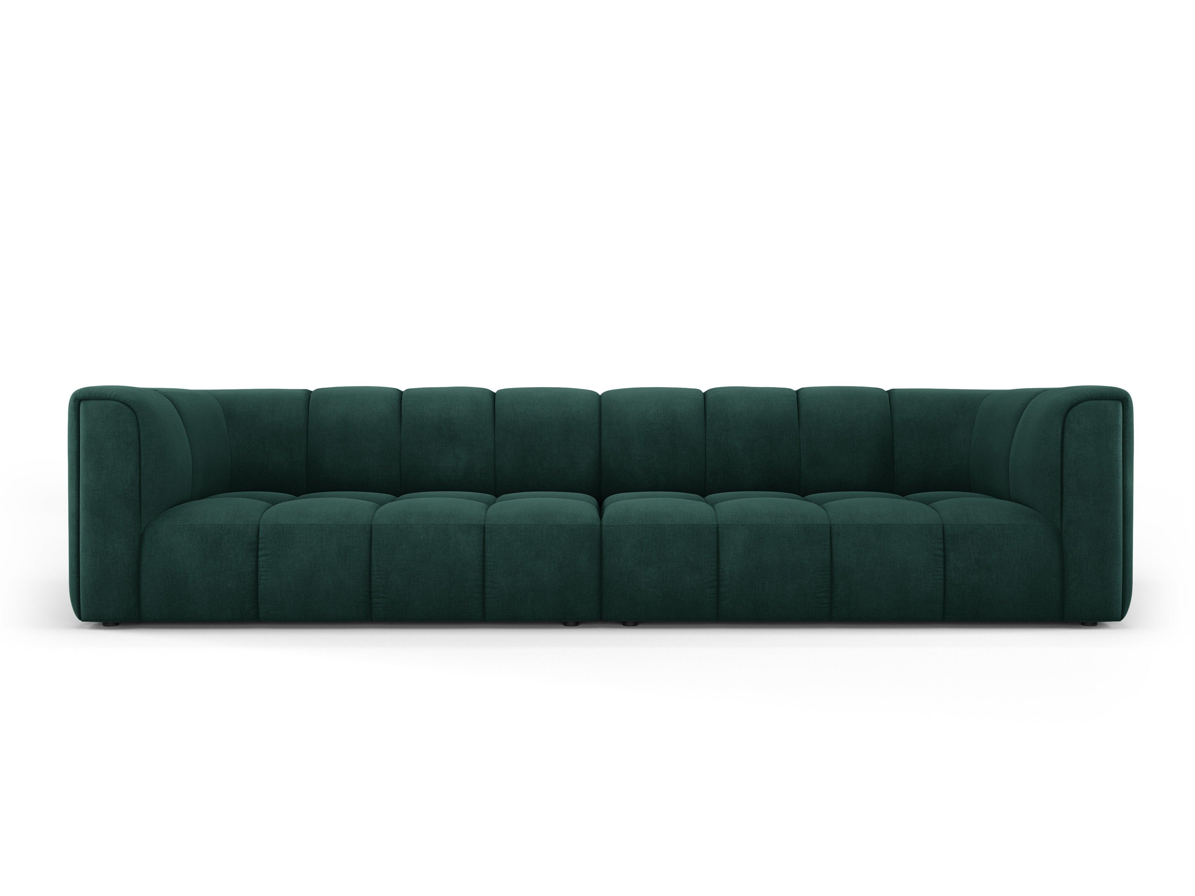 Sofa 4-osobowa FRANCESCA butelkowa zieleń szenil Milo Casa    Eye on Design