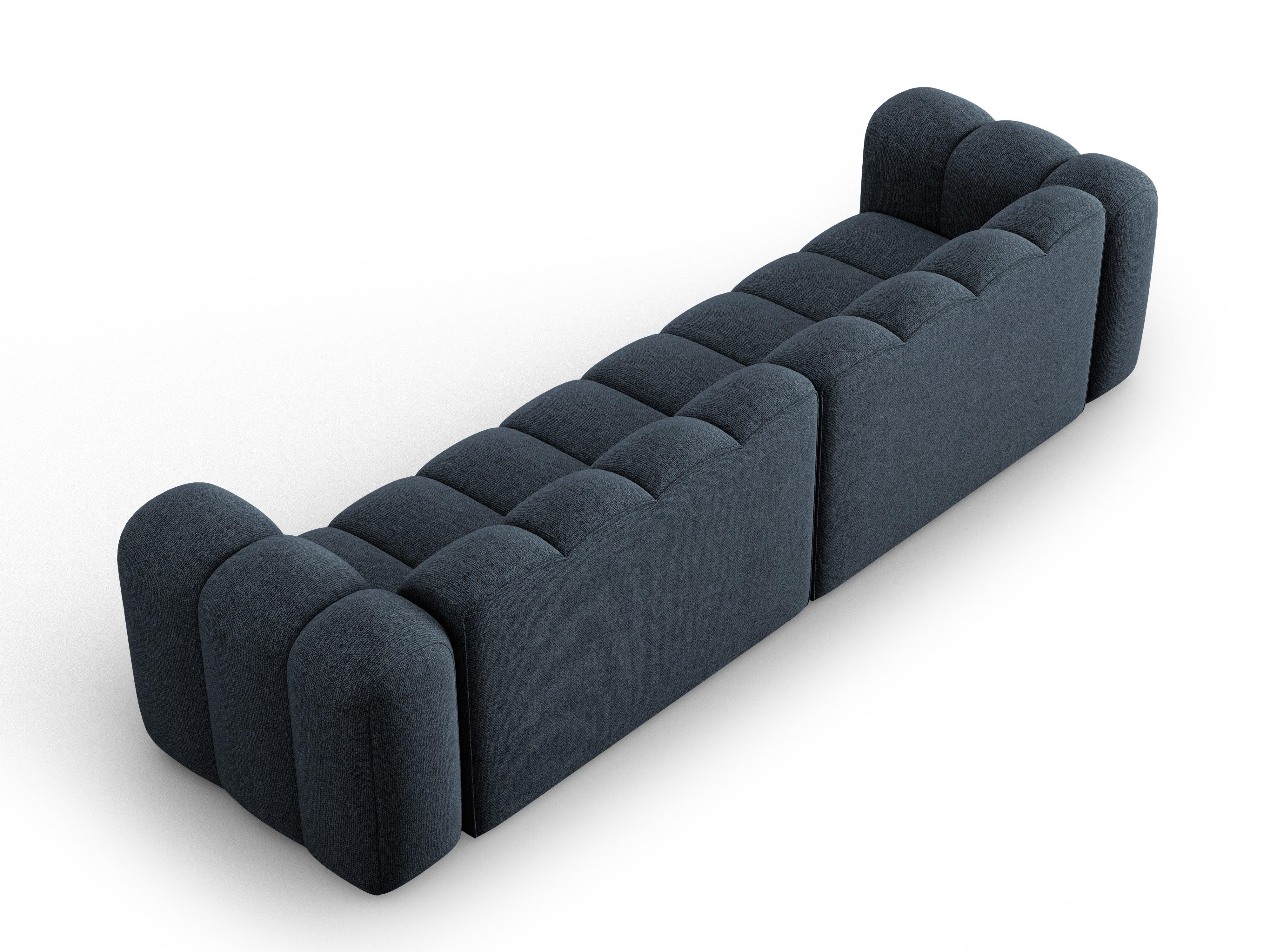 Sofa 4-osobowa SKYLER granatowy szenil Interieurs 86    Eye on Design