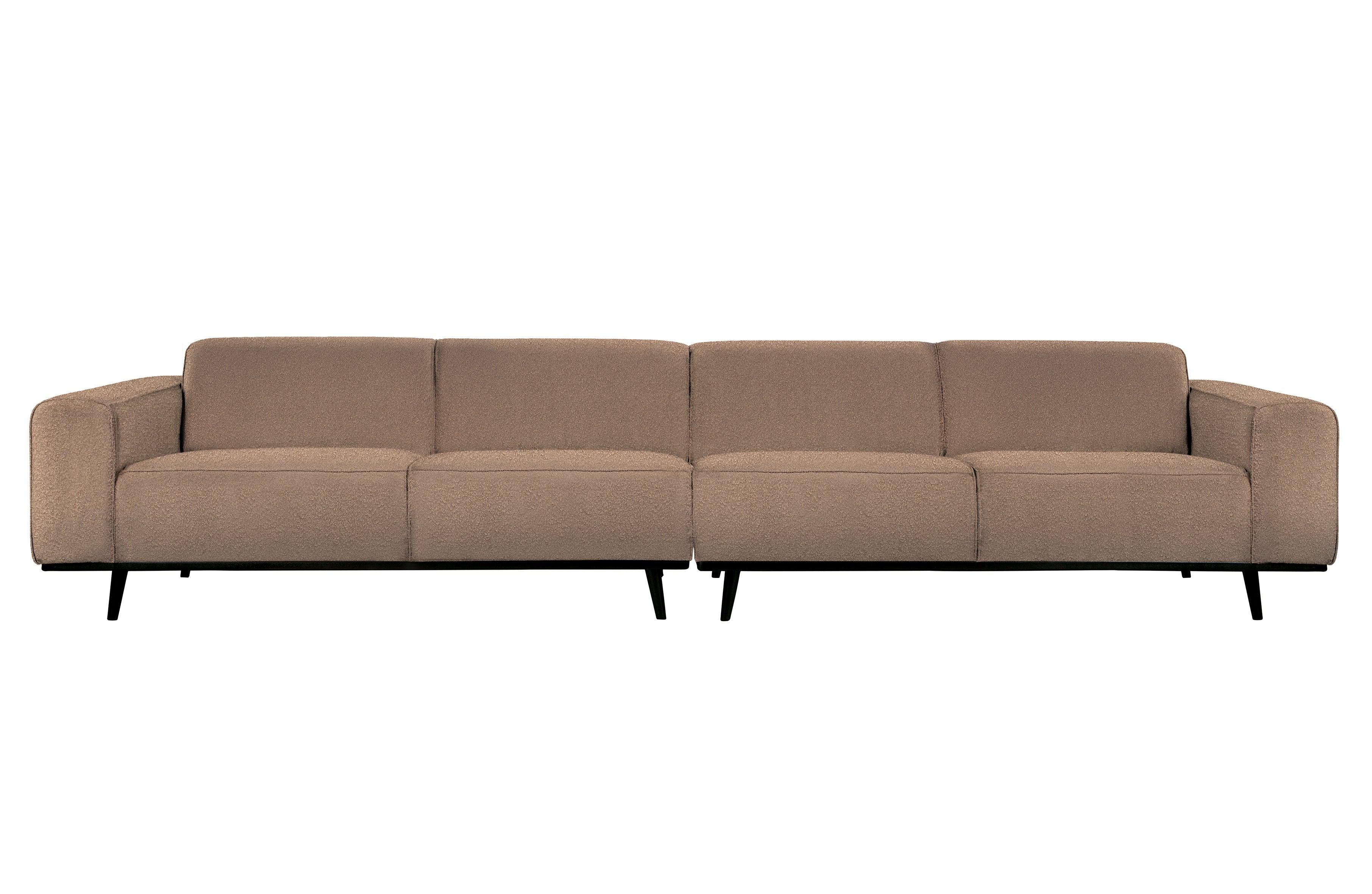 Sofa 4-osobowa STATEMENT boucle jasnobrązowy Be Pure 372 cm   Eye on Design