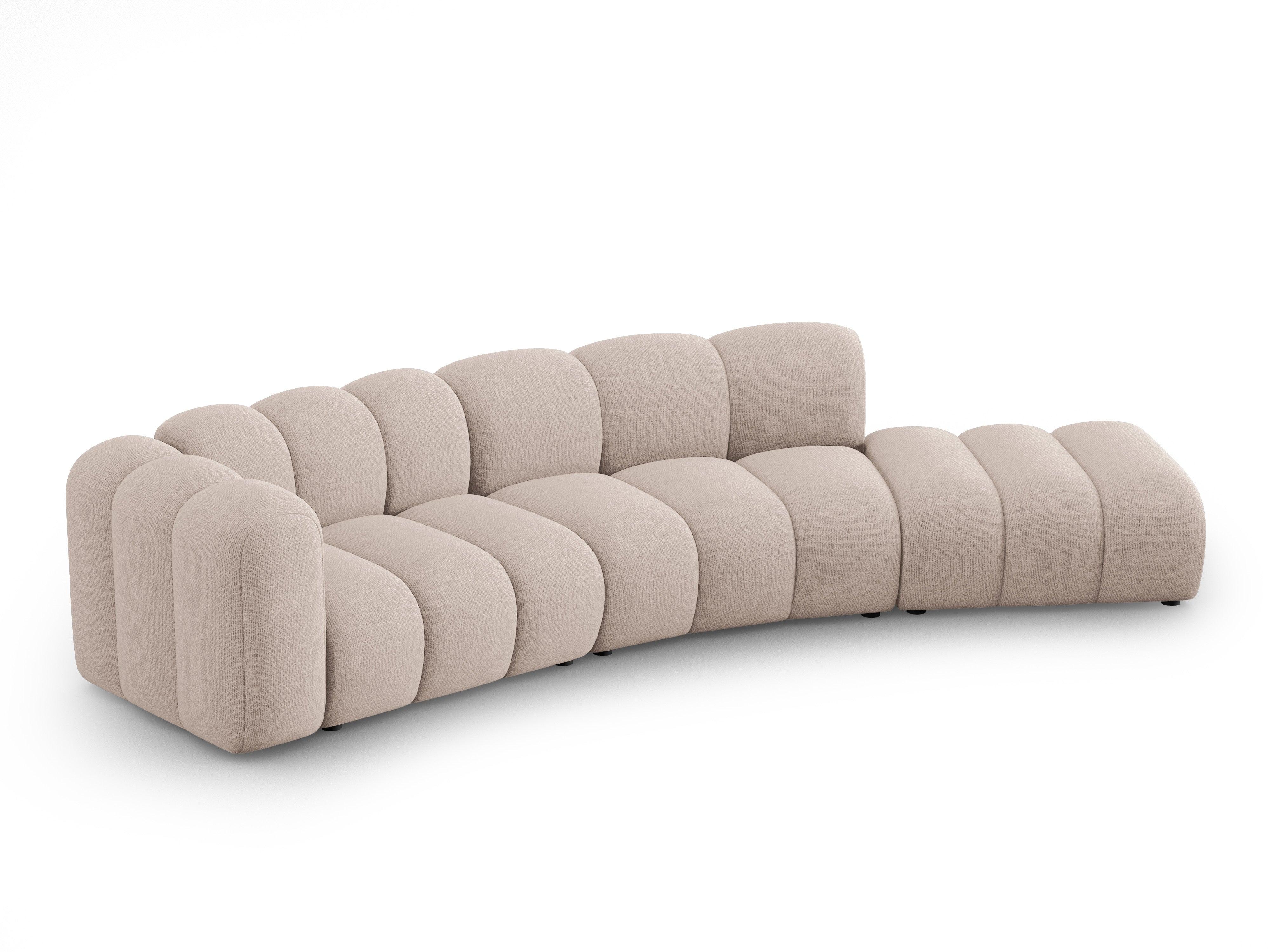 Sofa 5-osobowa prawostronna SKYLER beżowy szenil Interieurs 86    Eye on Design