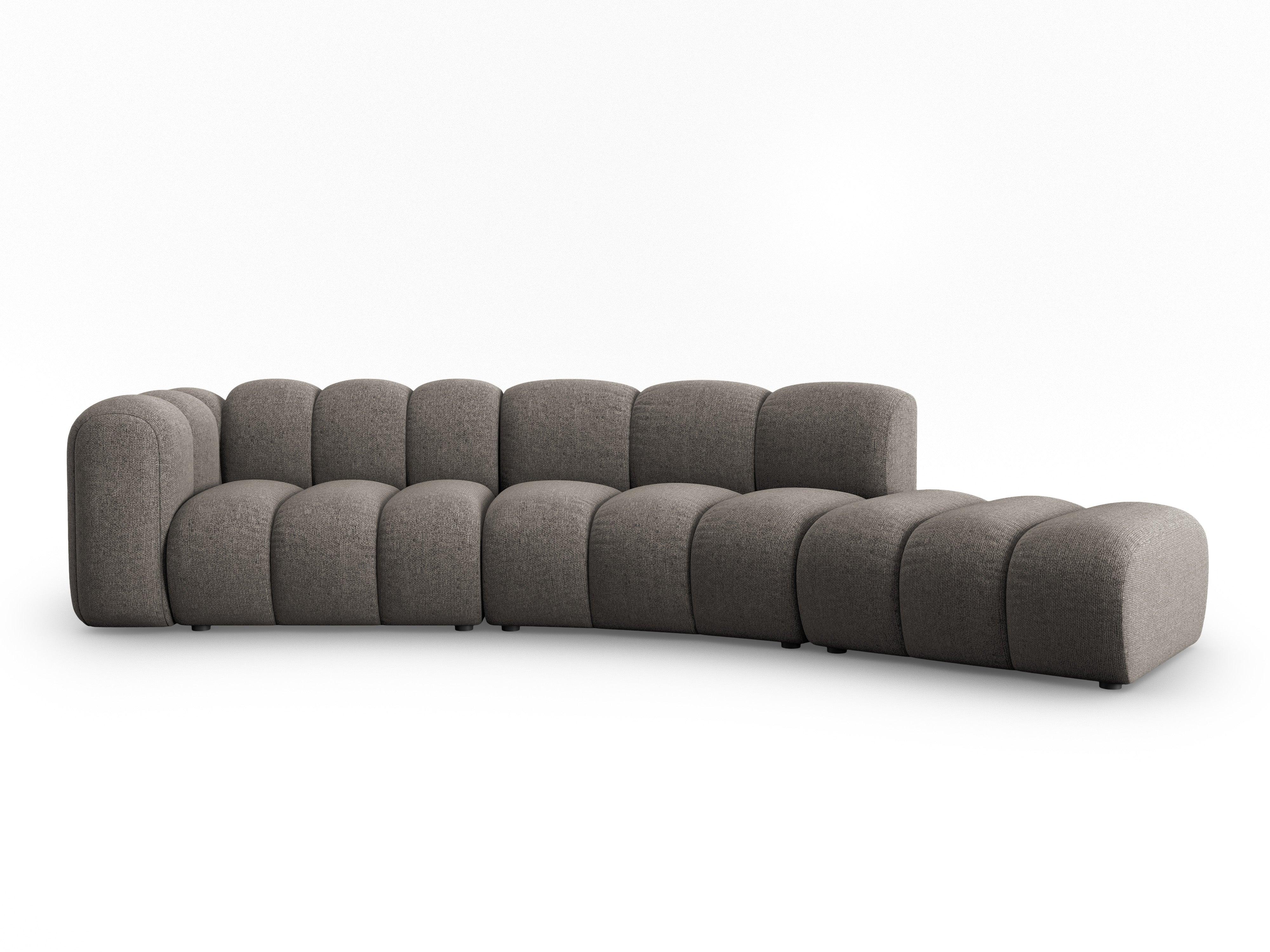 Sofa 5-osobowa prawostronna SKYLER szary szenil Interieurs 86    Eye on Design