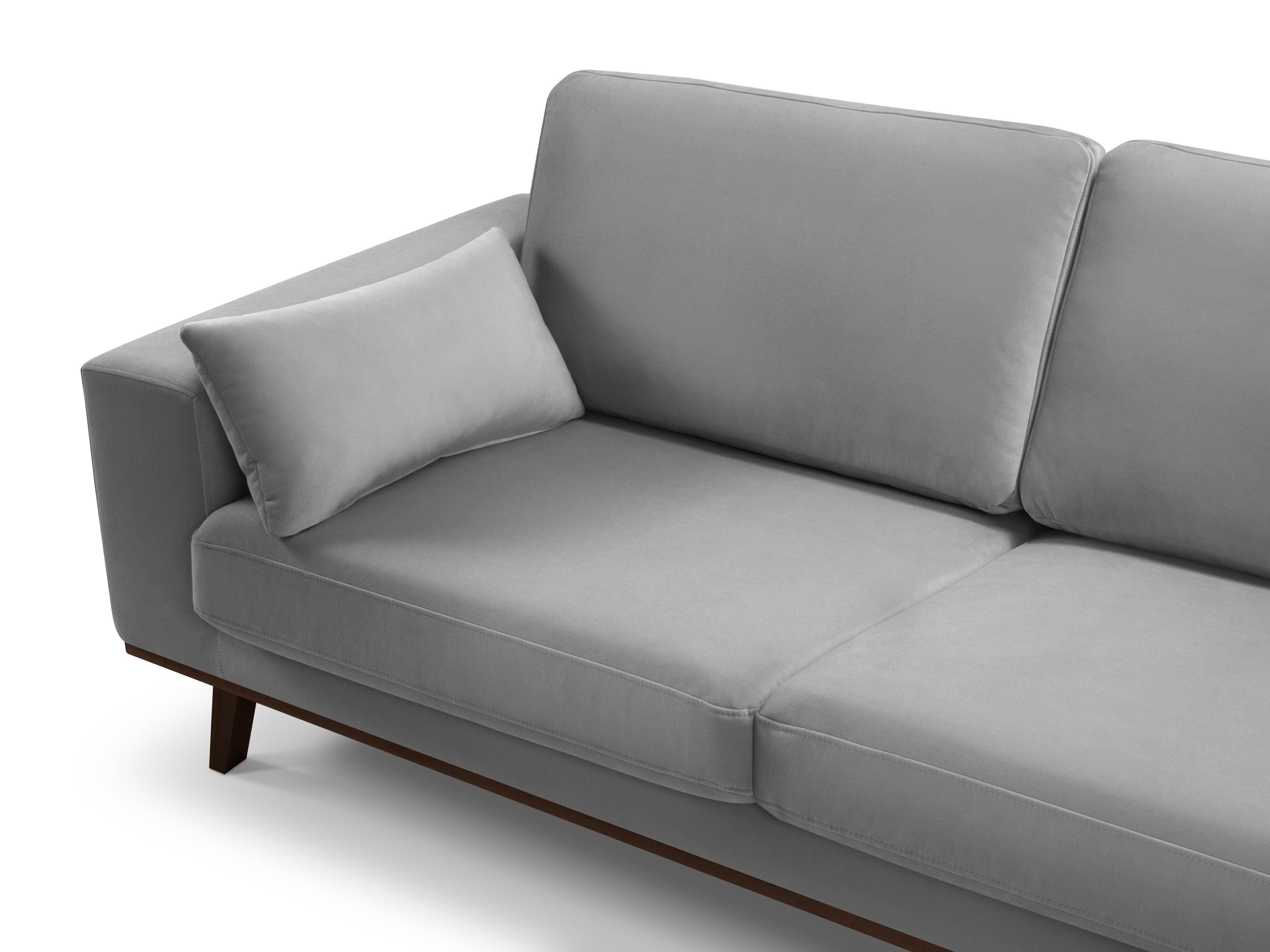 Sofa aksamitna 2-osobowa HEBE szary Mazzini Sofas    Eye on Design