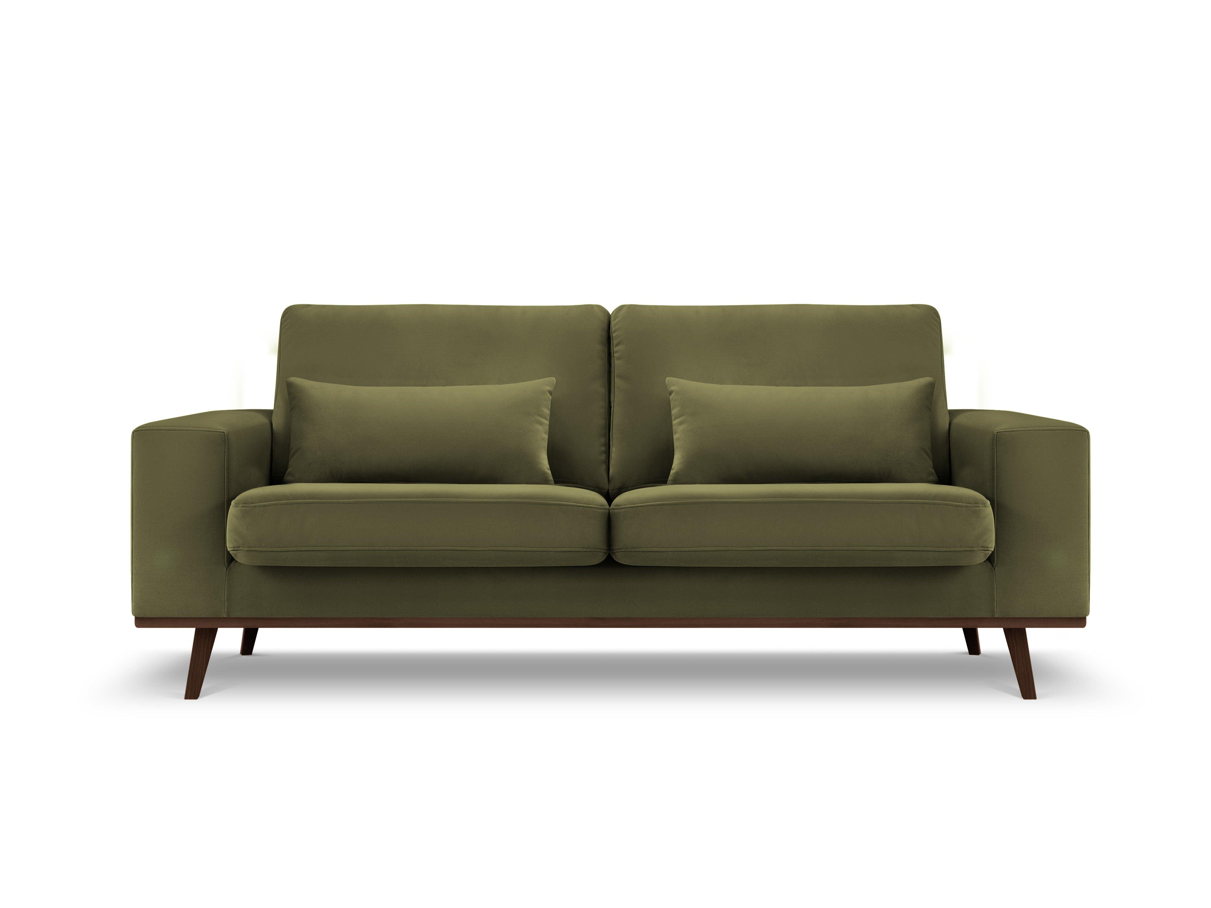 Sofa aksamitna 2-osobowa HEBE zielony Mazzini Sofas    Eye on Design