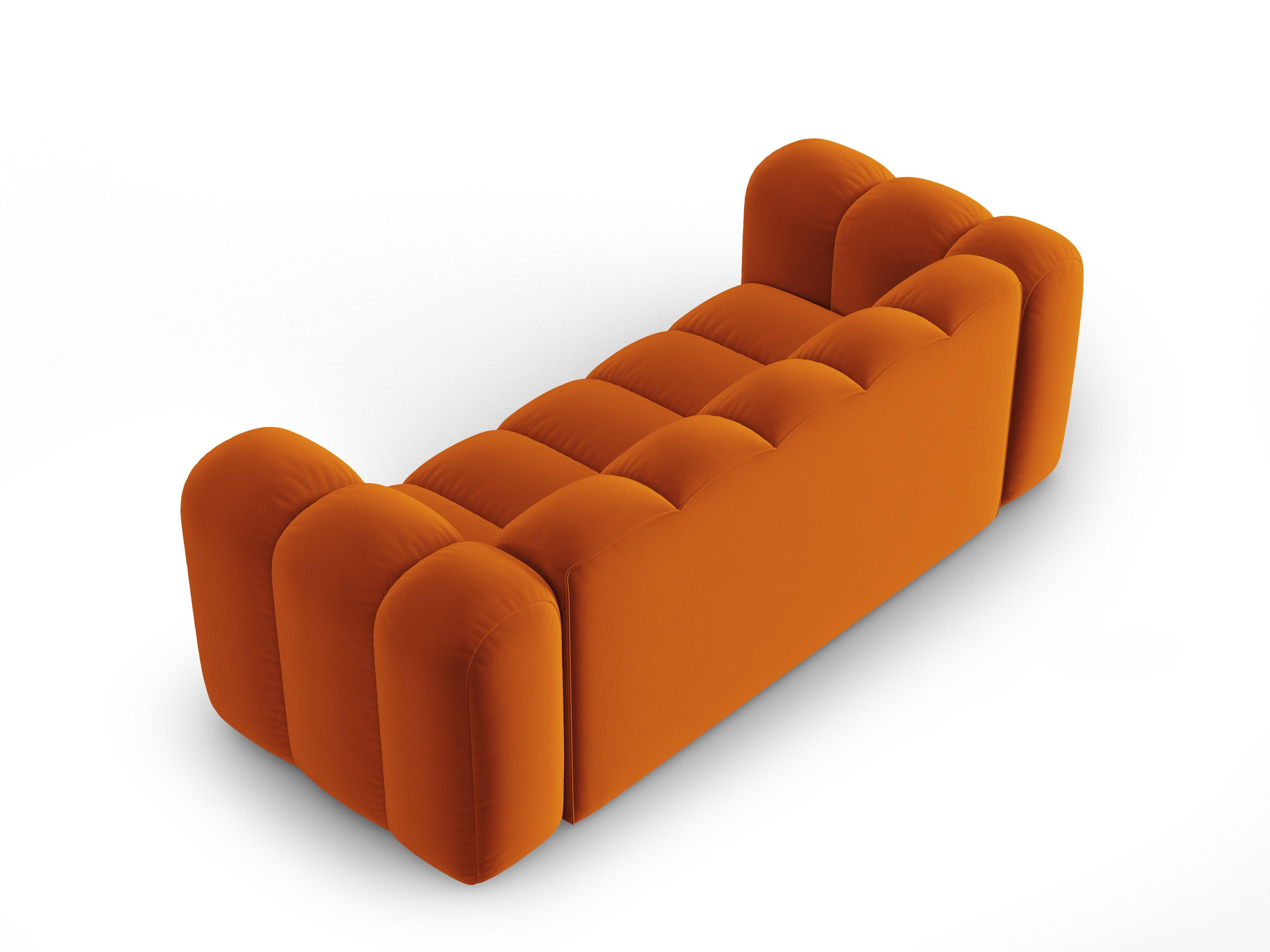 Sofa aksamitna 2-osobowa SKYLER ceglany Interieurs 86    Eye on Design