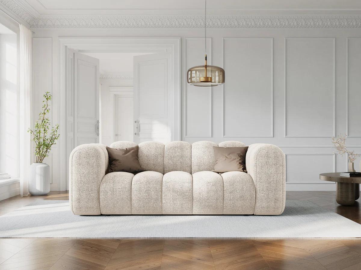 Sofa aksamitna 2-osobowa SKYLER koralowy Interieurs 86    Eye on Design