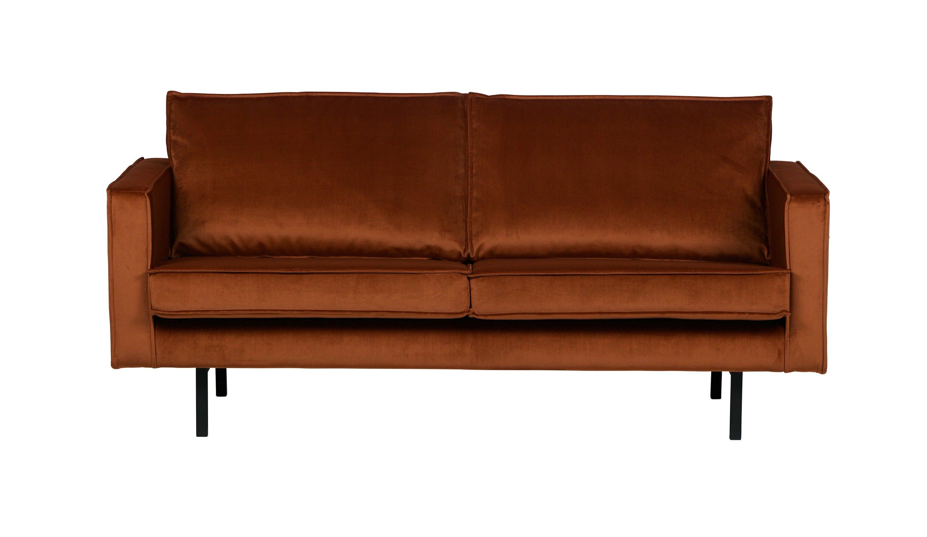 Sofa aksamitna 2,5-osobowa RODEO rdzawy Be Pure    Eye on Design