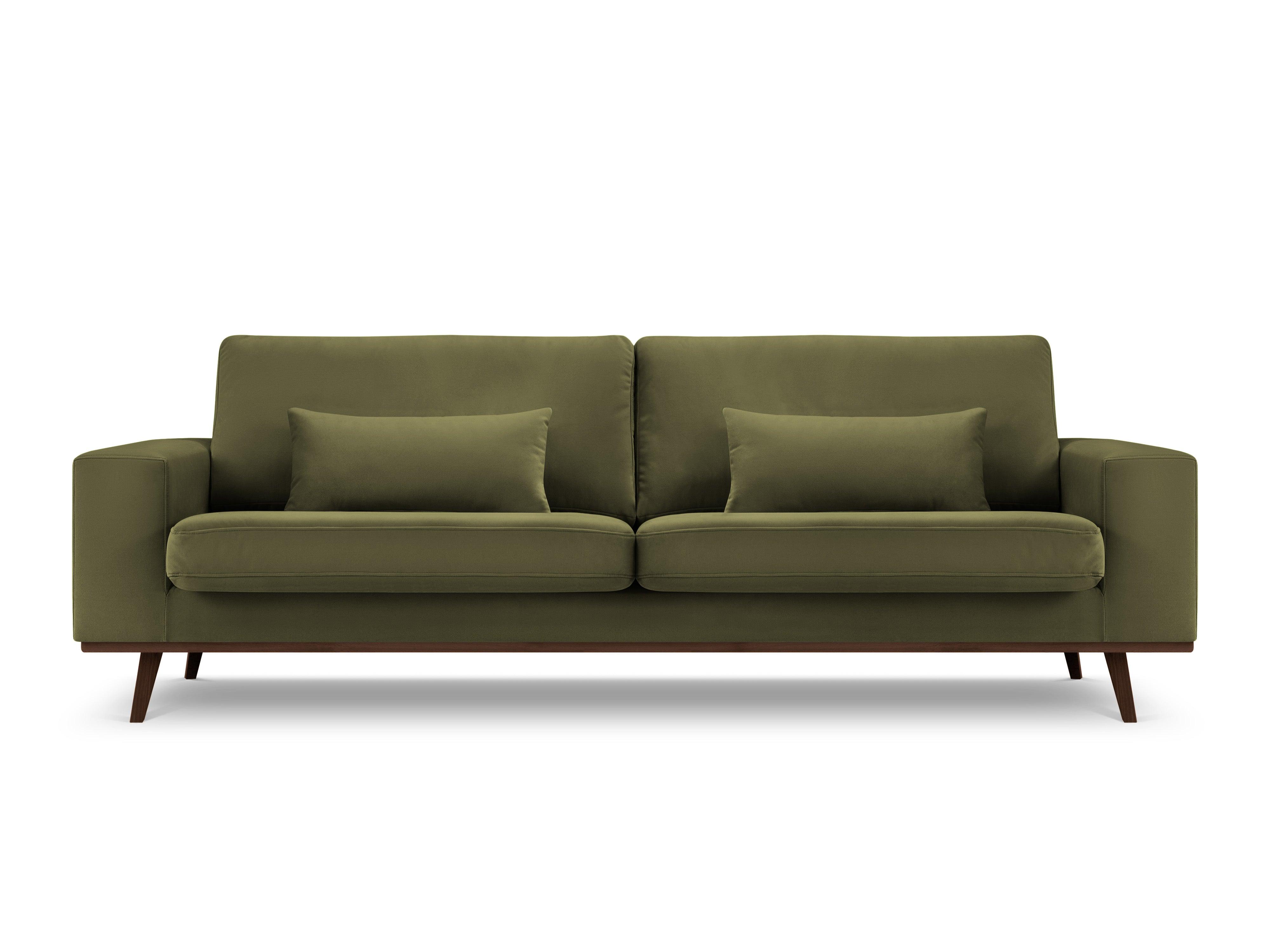 Sofa aksamitna 3-osobowa HEBE zielony Mazzini Sofas    Eye on Design