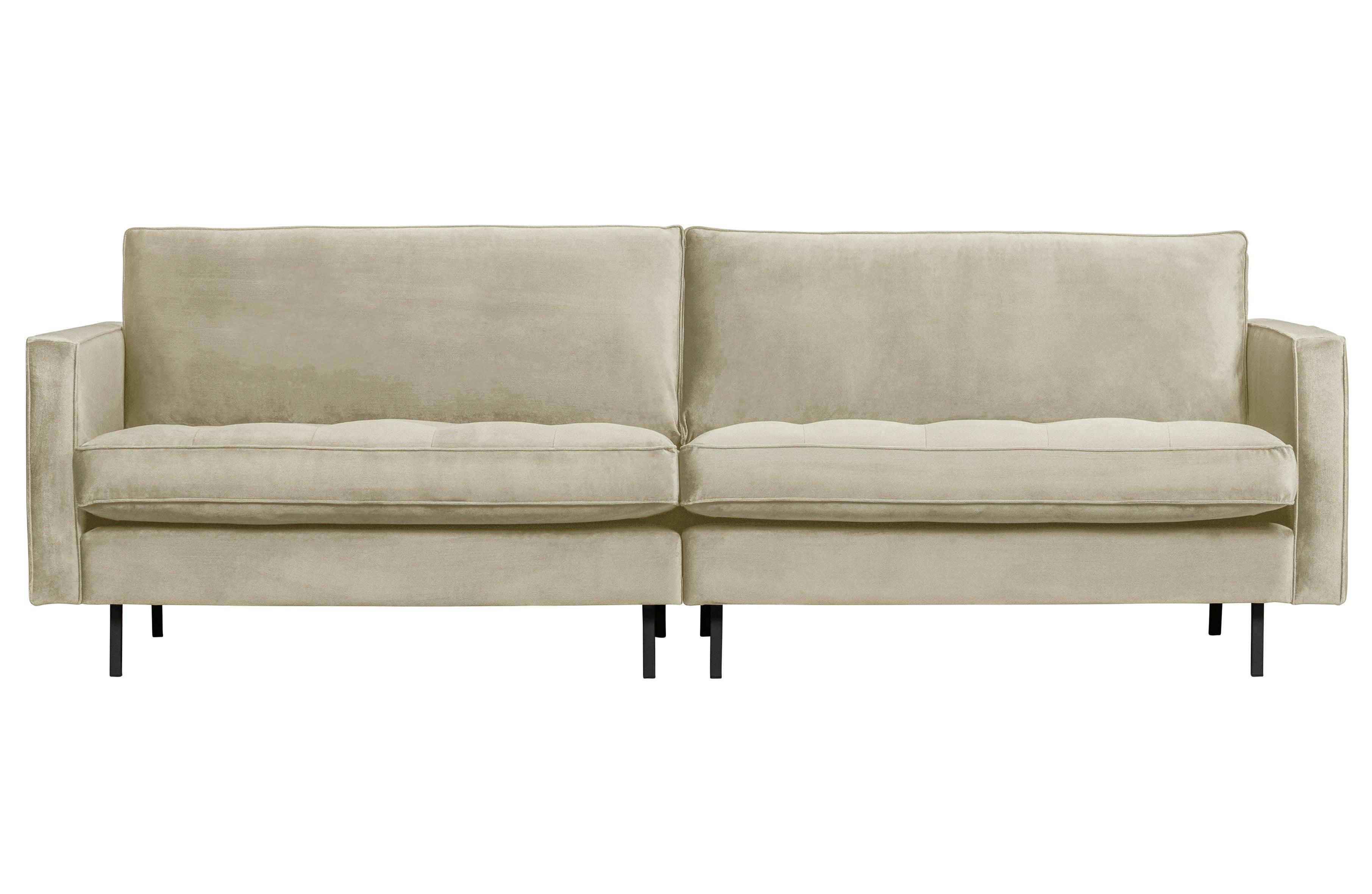 Sofa aksamitna 3-osobowa RODEO CLASSIC pistacjowy Be Pure    Eye on Design