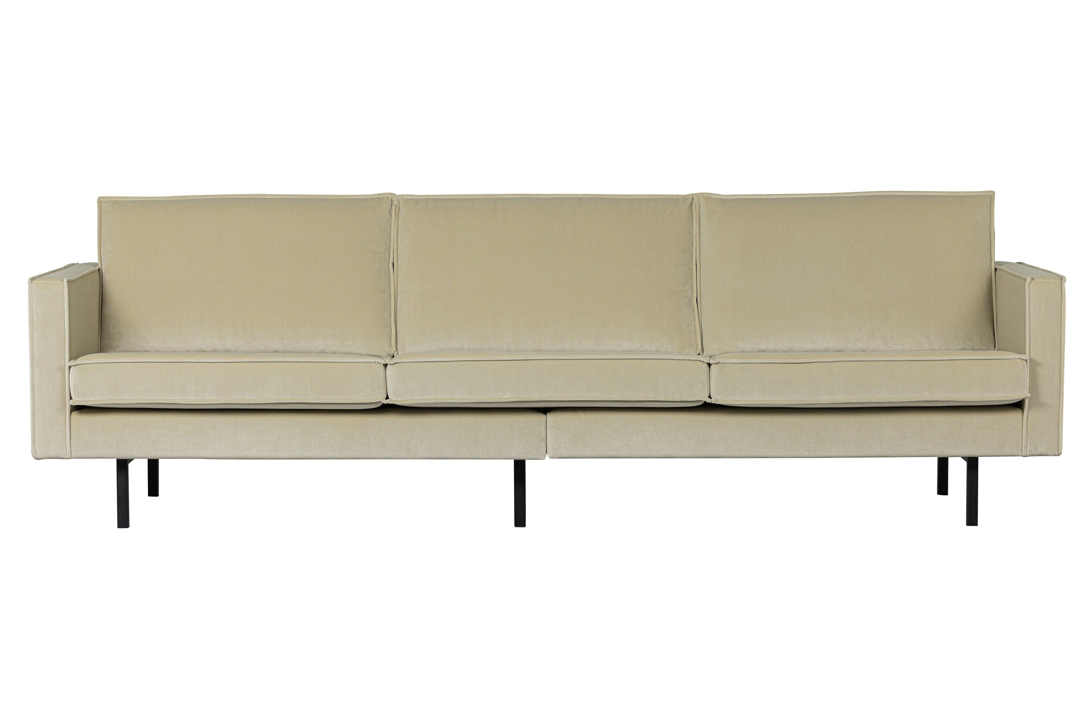 Sofa aksamitna 3-osobowa RODEO pistacjowy Be Pure    Eye on Design